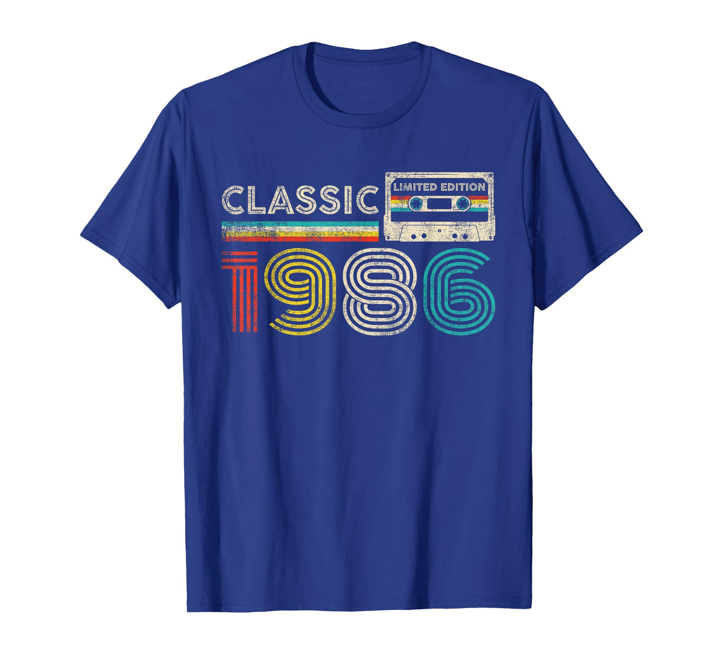 Classic 1986 Vintage 1986 Cassette Tape Men Women Birthday T-Shirt