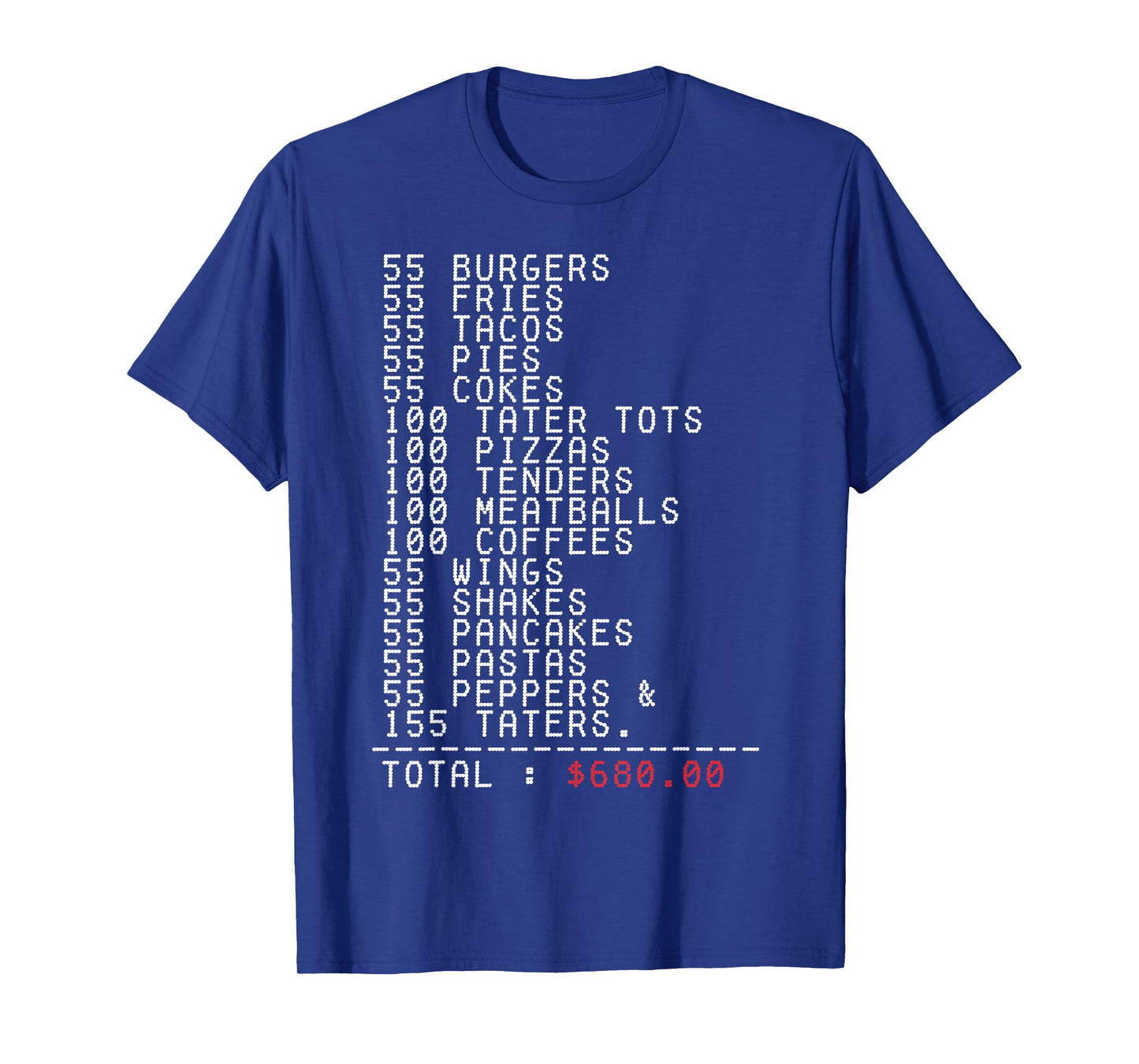 55 Burgers 55 Fries I Think You Should Leave Funny T-Shirt
