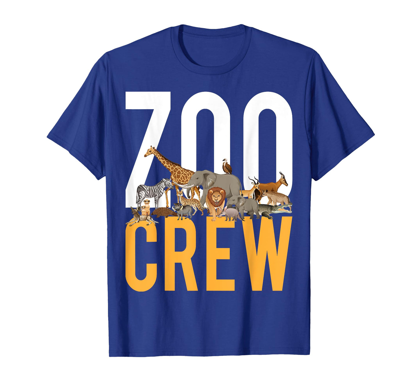 Safari Jungle Animals Zoo Keeper Wildlife Lover Zoo Crew T-Shirt