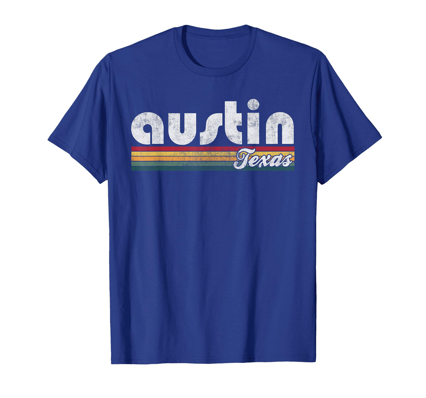 Austin Texas Vintage 70's 80's Retro Style Men Women Gift T-Shirt