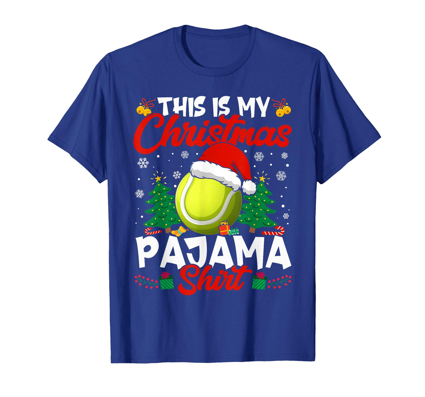 This Is My Christmas Tennis Lover Men Women Boy Girl T-Shirt