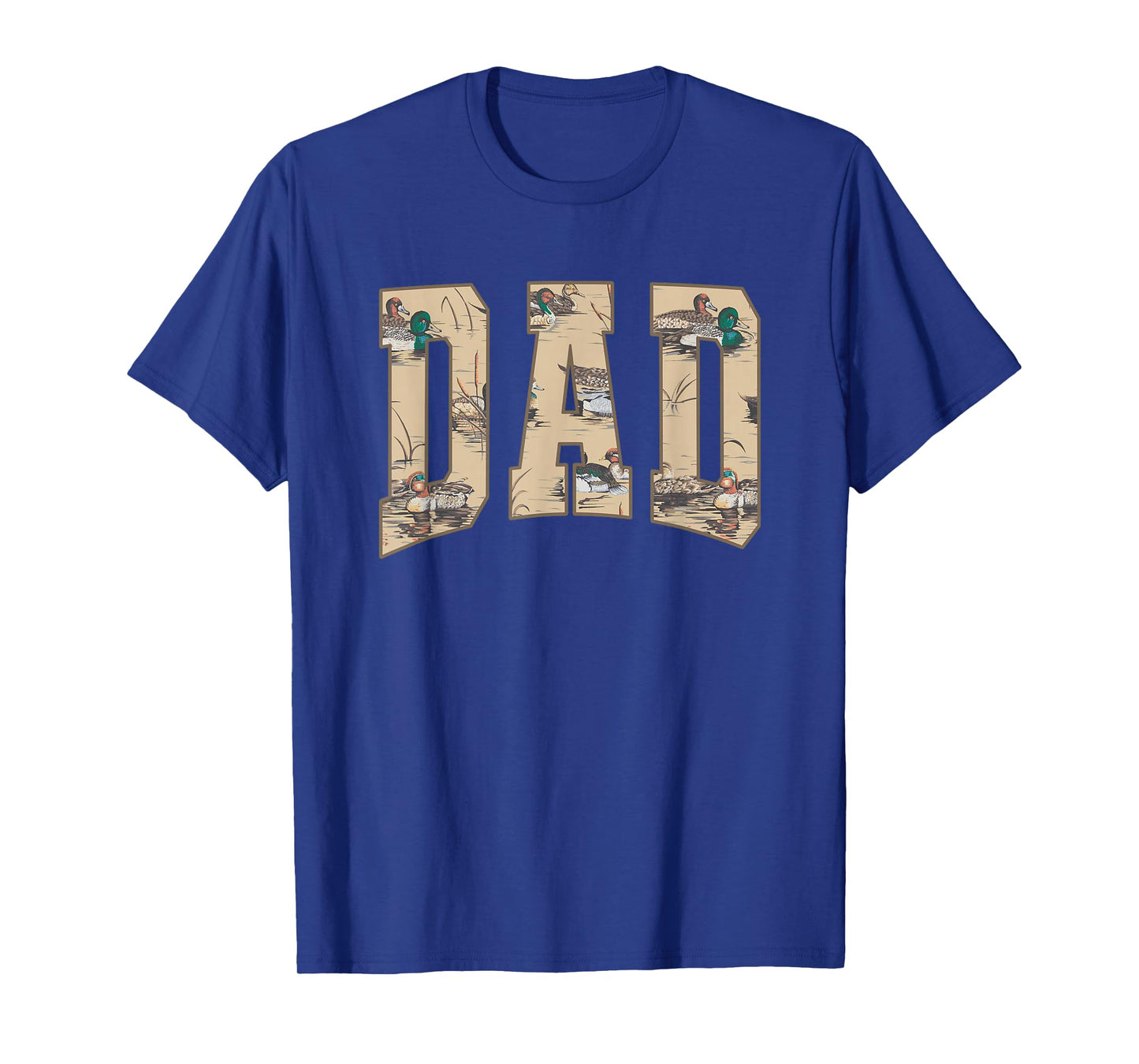 Hunting Dad Duck Camouflage Camo Waterfowl Duck Camo Men T-Shirt