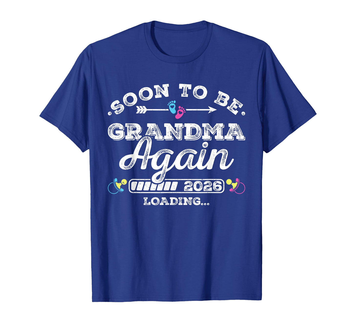 Soon to Be Grandma Again 2026 Loading Pregnancy Announcement T-Shirt