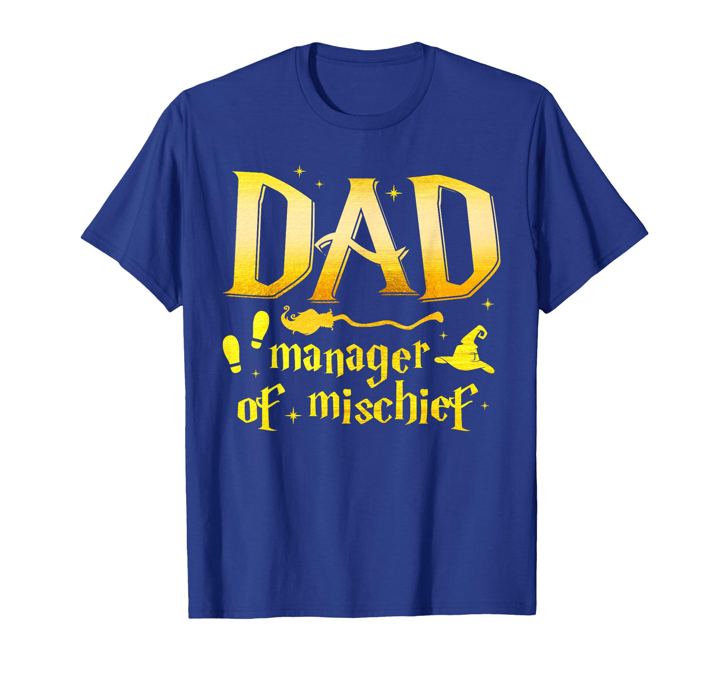 Magical Dad Manager of Mischief Birthday Family Matching T-Shirt