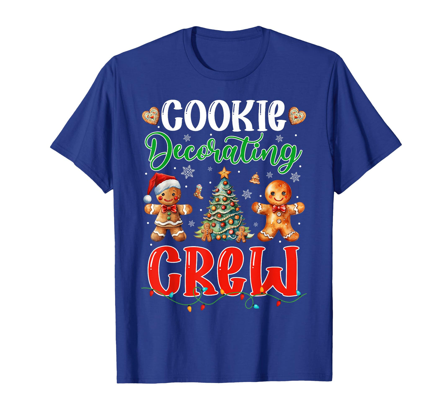 Cookie Decorating Crew Gingerbread Funny Christmas Baker T-Shirt