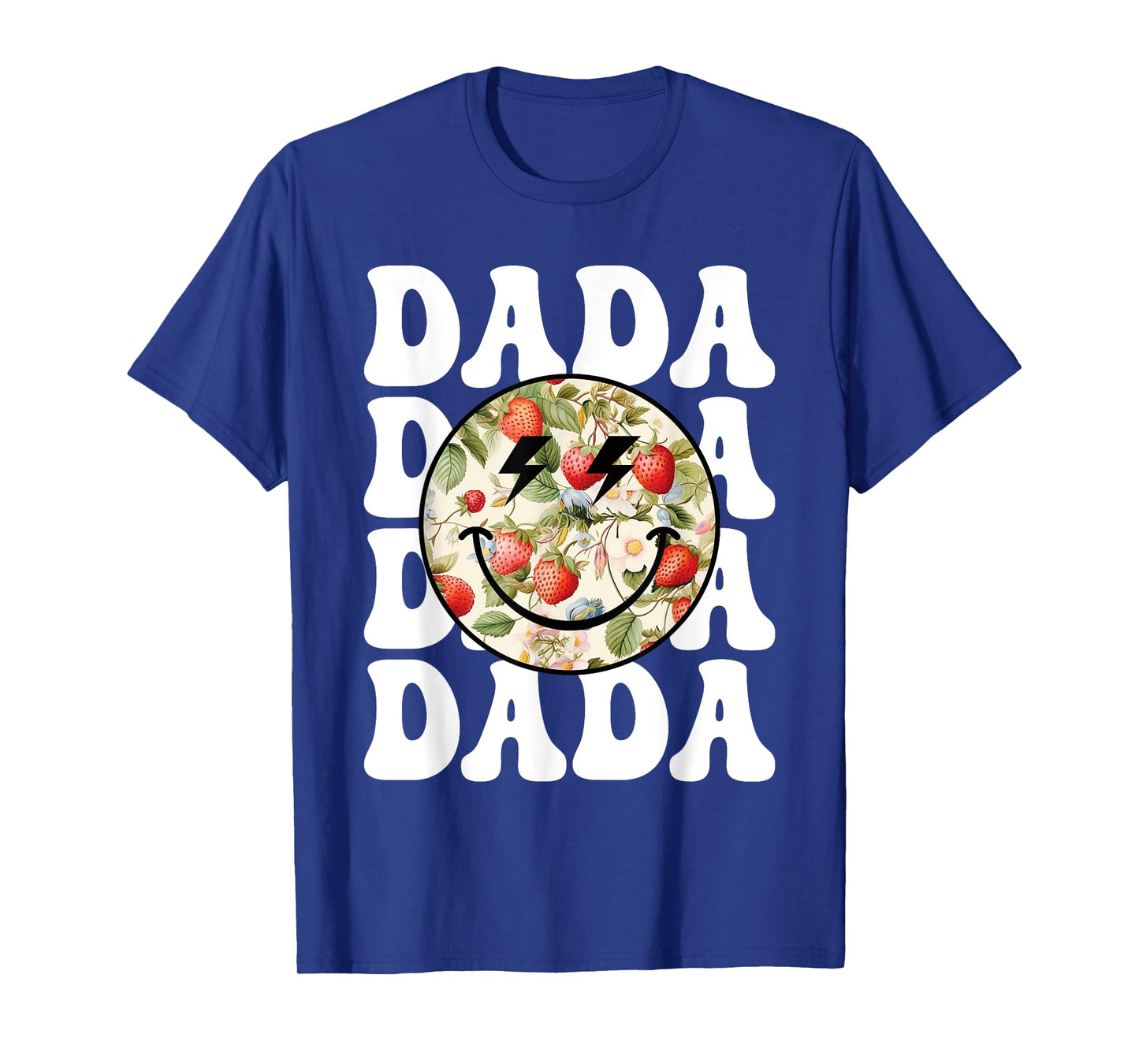 Dada of The Berry First Birthday Strawberry Family Matching T-Shirt