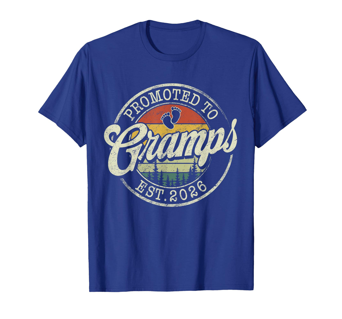 Promoted To Gramps Est 2026 Pregnancy Announcement T-Shirt
