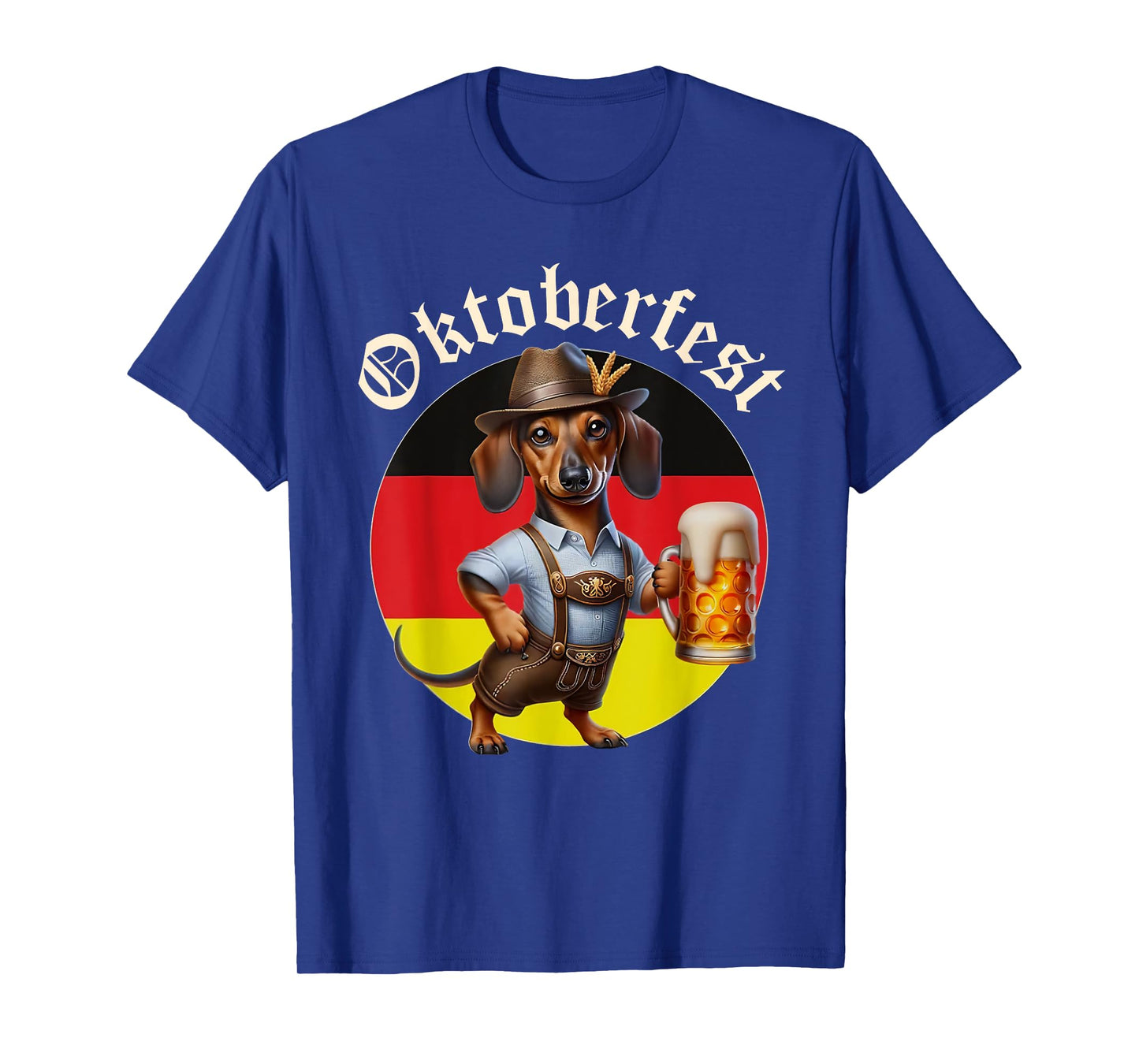 Oktoberfest Dachshund Cute Sausage Dog German Kids Men Women T-Shirt