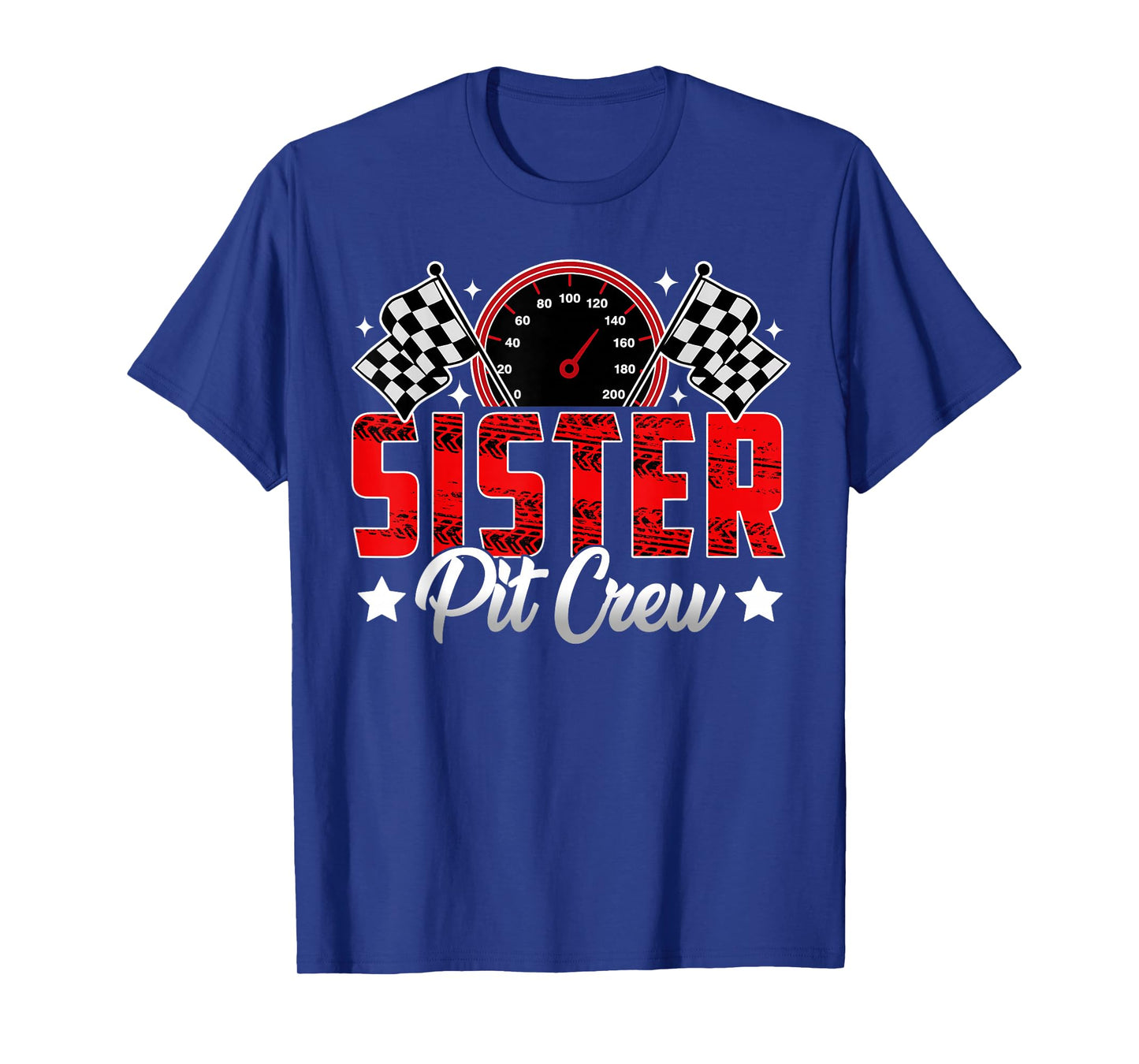 Race Car Birthday Party Racing Family Sister Pit Crew T-Shirt