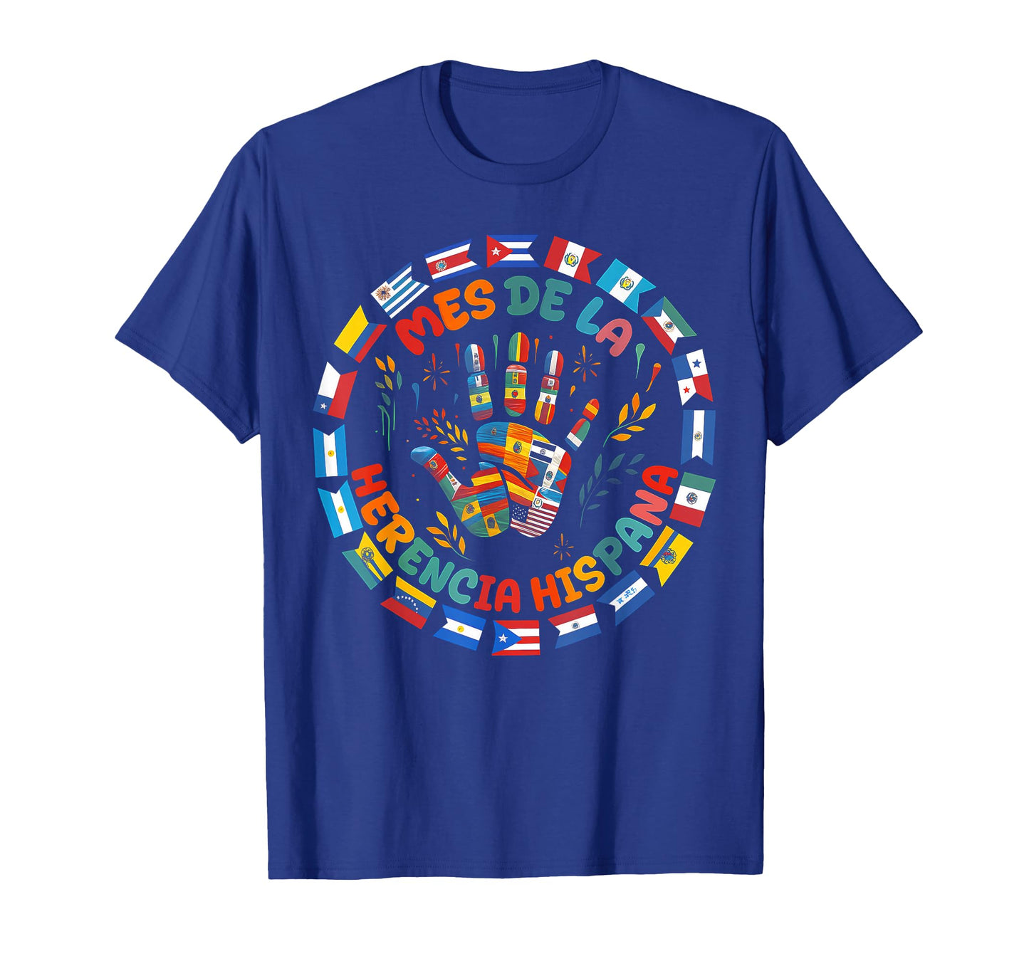 Hispanic Heritage Month National Latino Countries Flags T-Shirt