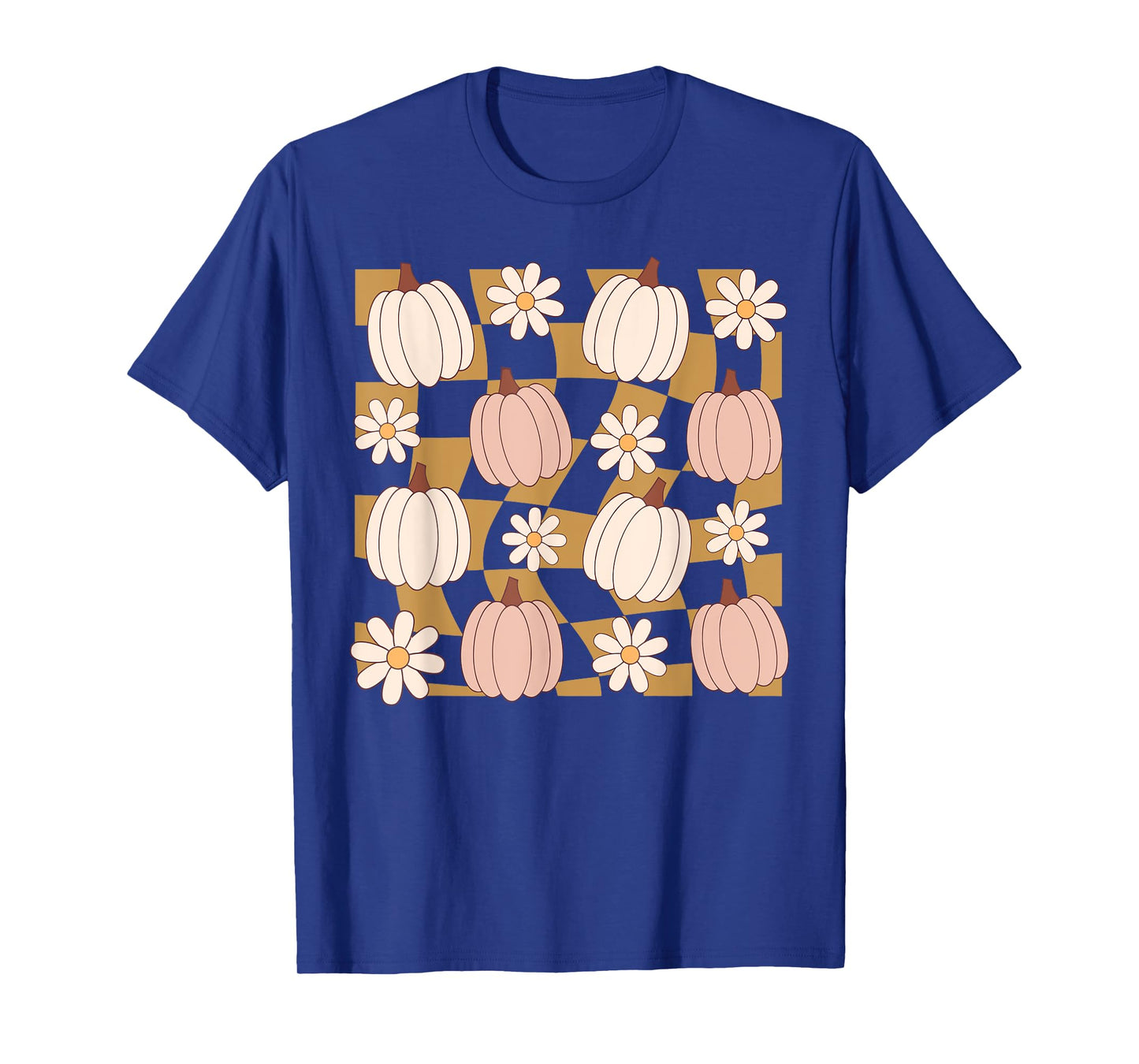 Wildflower Pumpkin Season Autumn Fall Leaves Thanksgiving T-Shirt