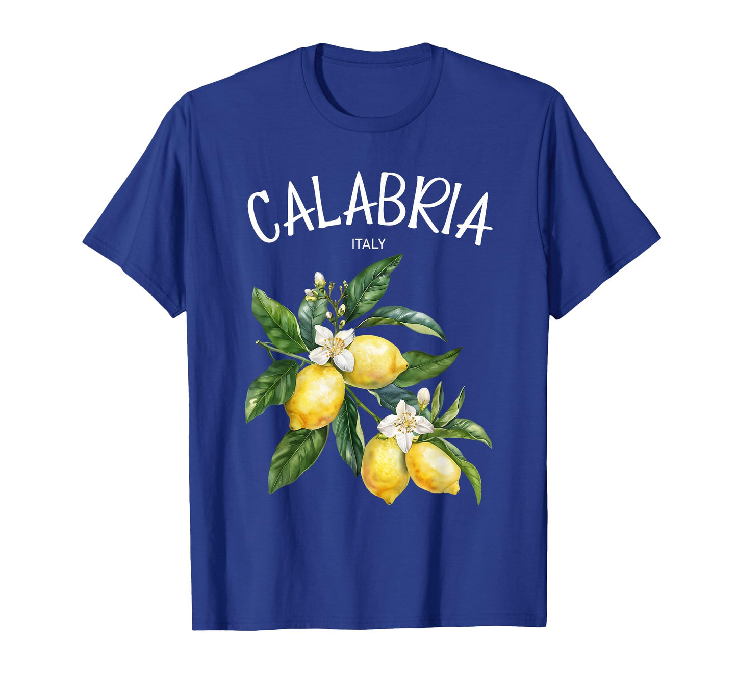 Calabria Lemon Art Italian Fruit Lover Italy Vintage Italia T-Shirt