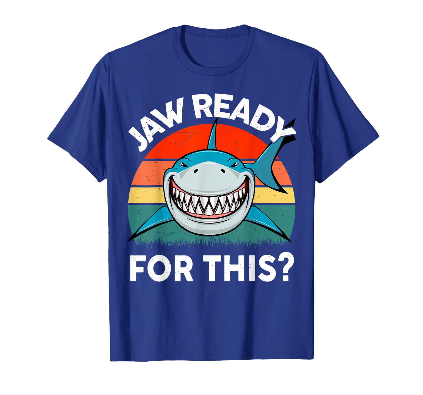 Funny Shark-Shirt Jaw Ready For This? Great White Shark Kids T-Shirt