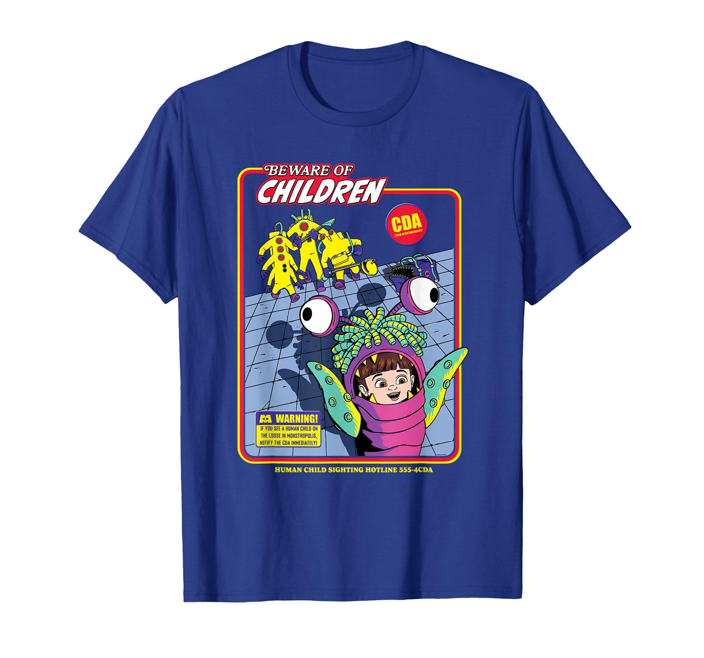 Disney and Pixar’s Monsters, Inc. CDA Beware of Children T-Shirt