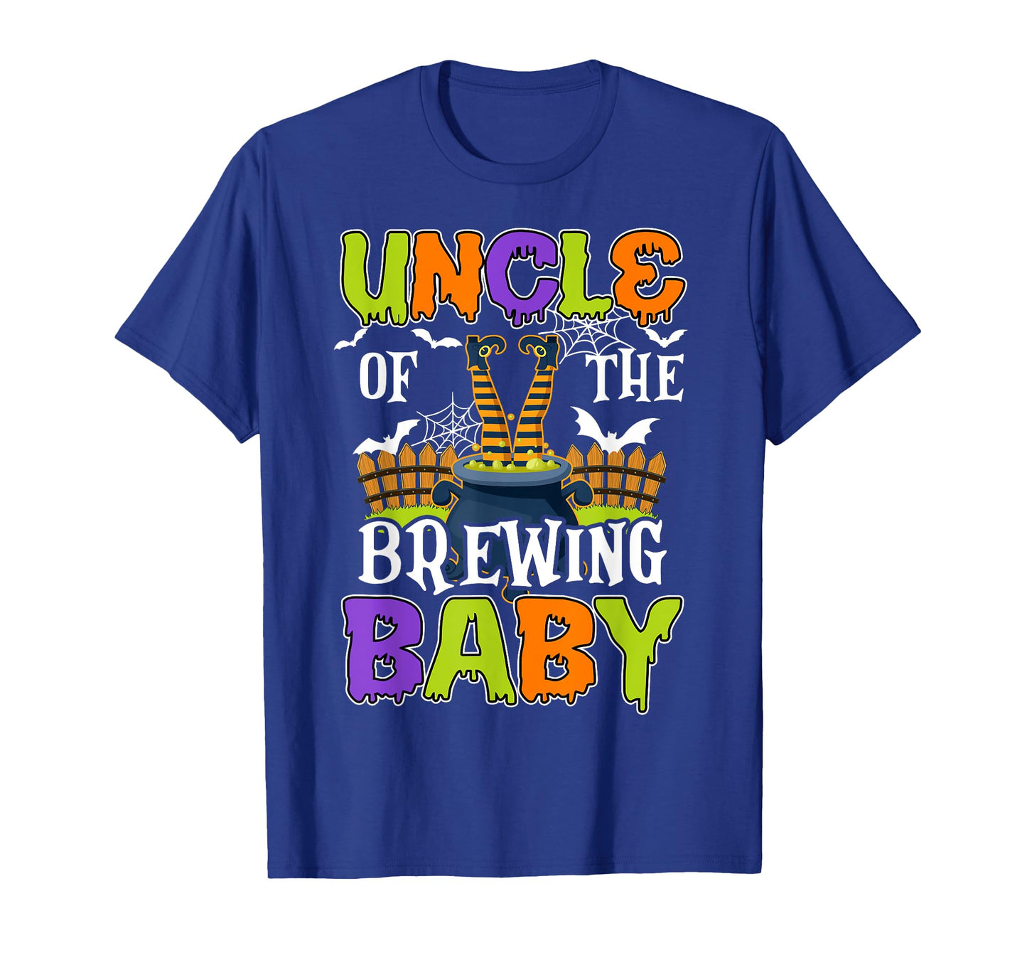 Uncle Of The Brewing Baby Halloween Witch Baby Funny T-Shirt