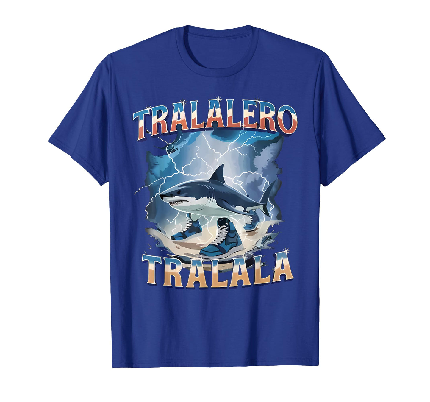 Tralalero Tralala Funny Shark Italian Brainrot Meme T-Shirt