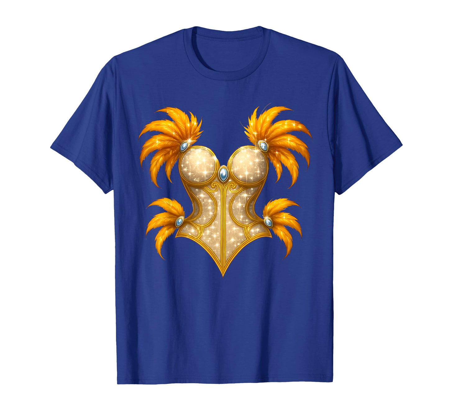 Showgirl Costume Illusion Glam Halloween Top T-Shirt