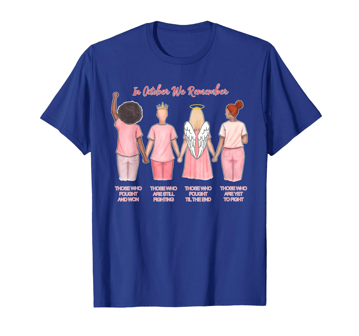 In October We Remember Those Who Fought And Won Women Girls T-Shirt