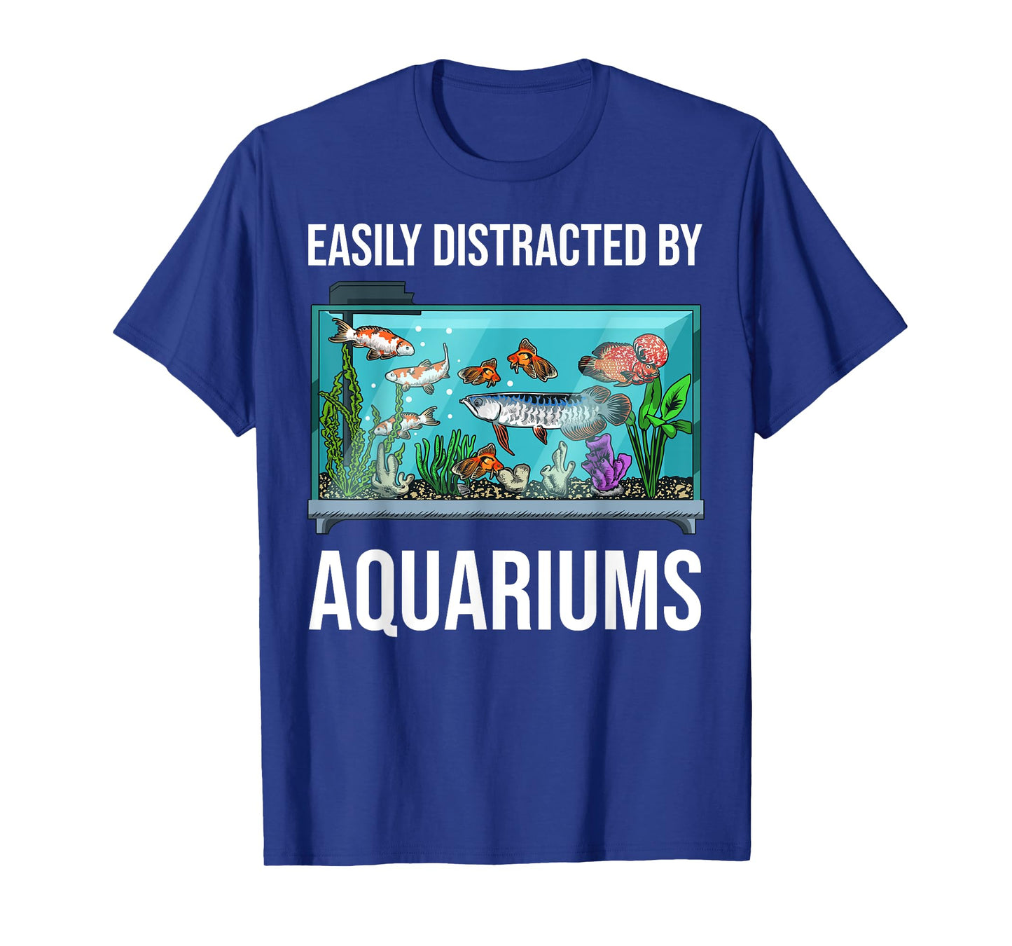 Aquarium Art for Men Women Fish Keeper Coral Fish Tank Lover T-Shirt