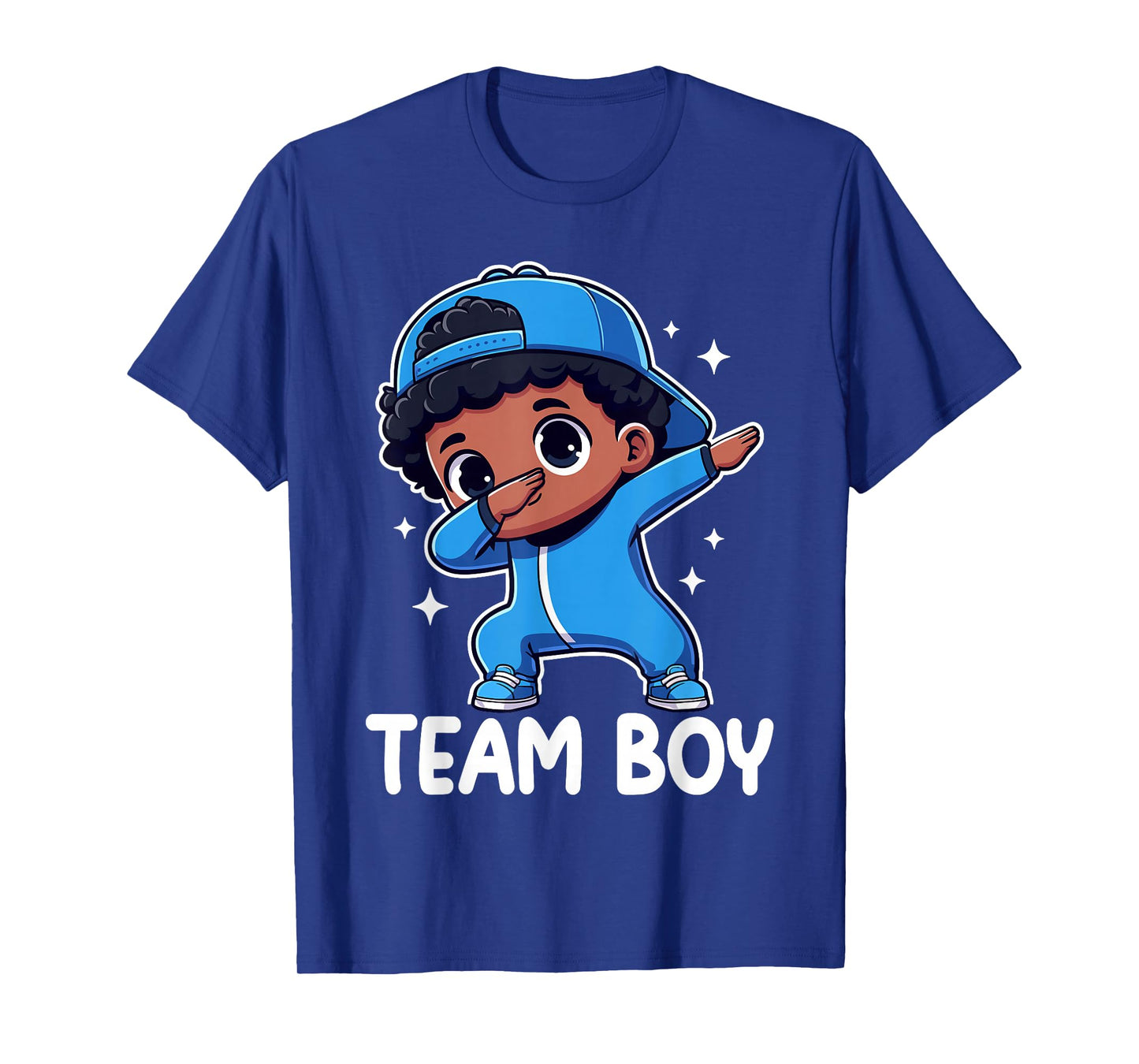 Gender Reveal Party Team Boy Baby Dabbing Announcement T-Shirt