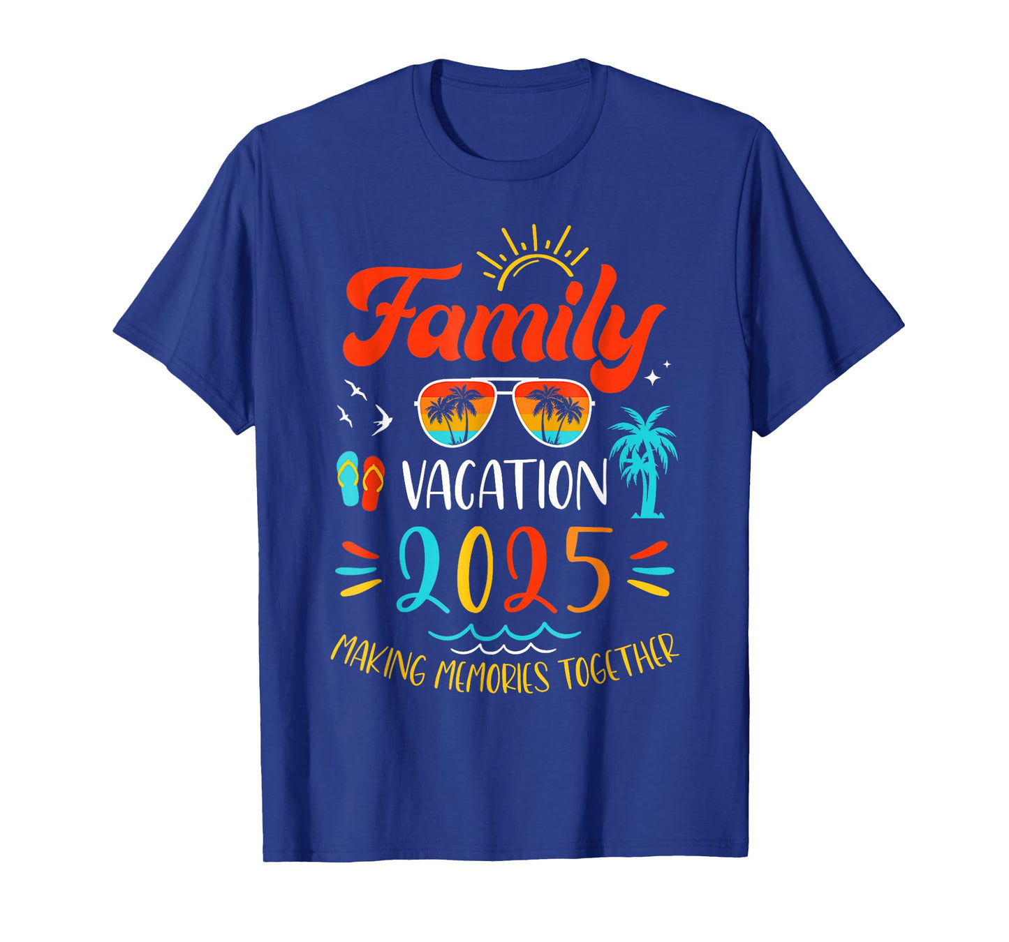 Family Vacation 2025 Holiday Summer Matching Group T-Shirt