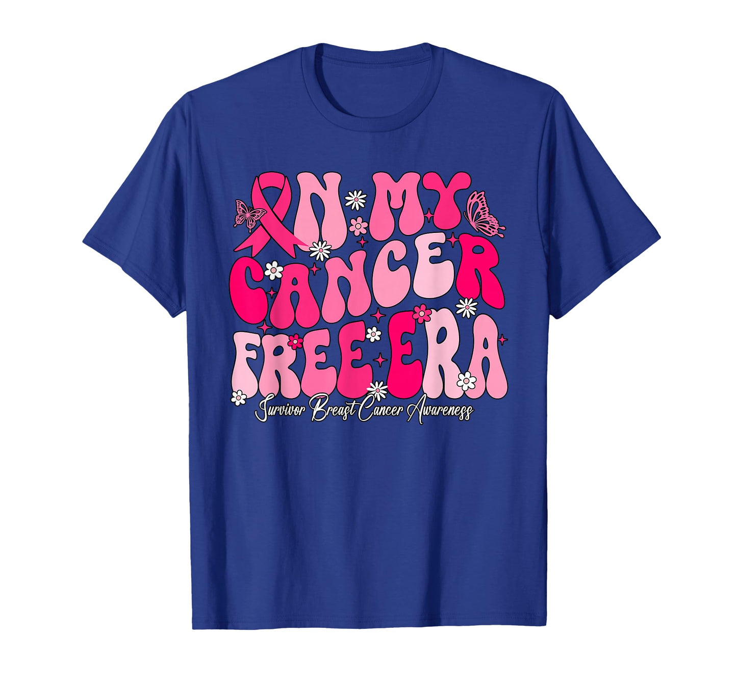 In My Cancer Free Era Survivor Breast Cancer Awareness T-Shirt