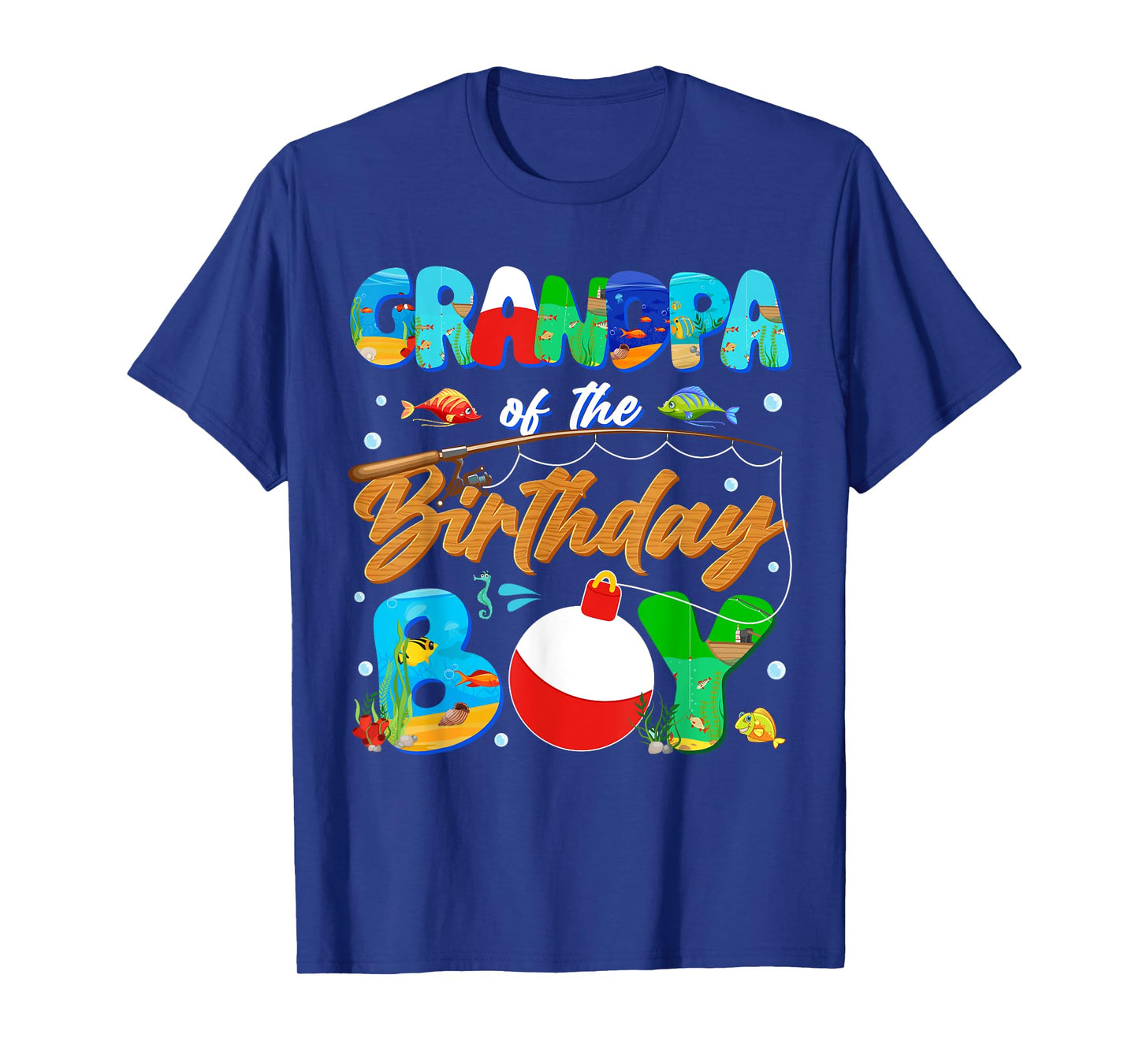 Grandpa Of The Birthday Boy Ofishally One Family Matching T-Shirt