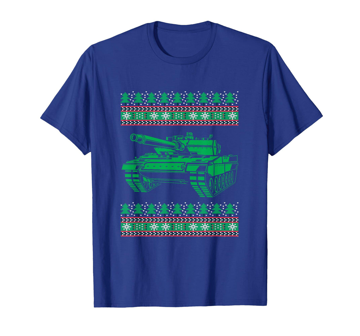 Ugly Christmas X-Mas Battle Tank Santa Claus New Year Army T-Shirt