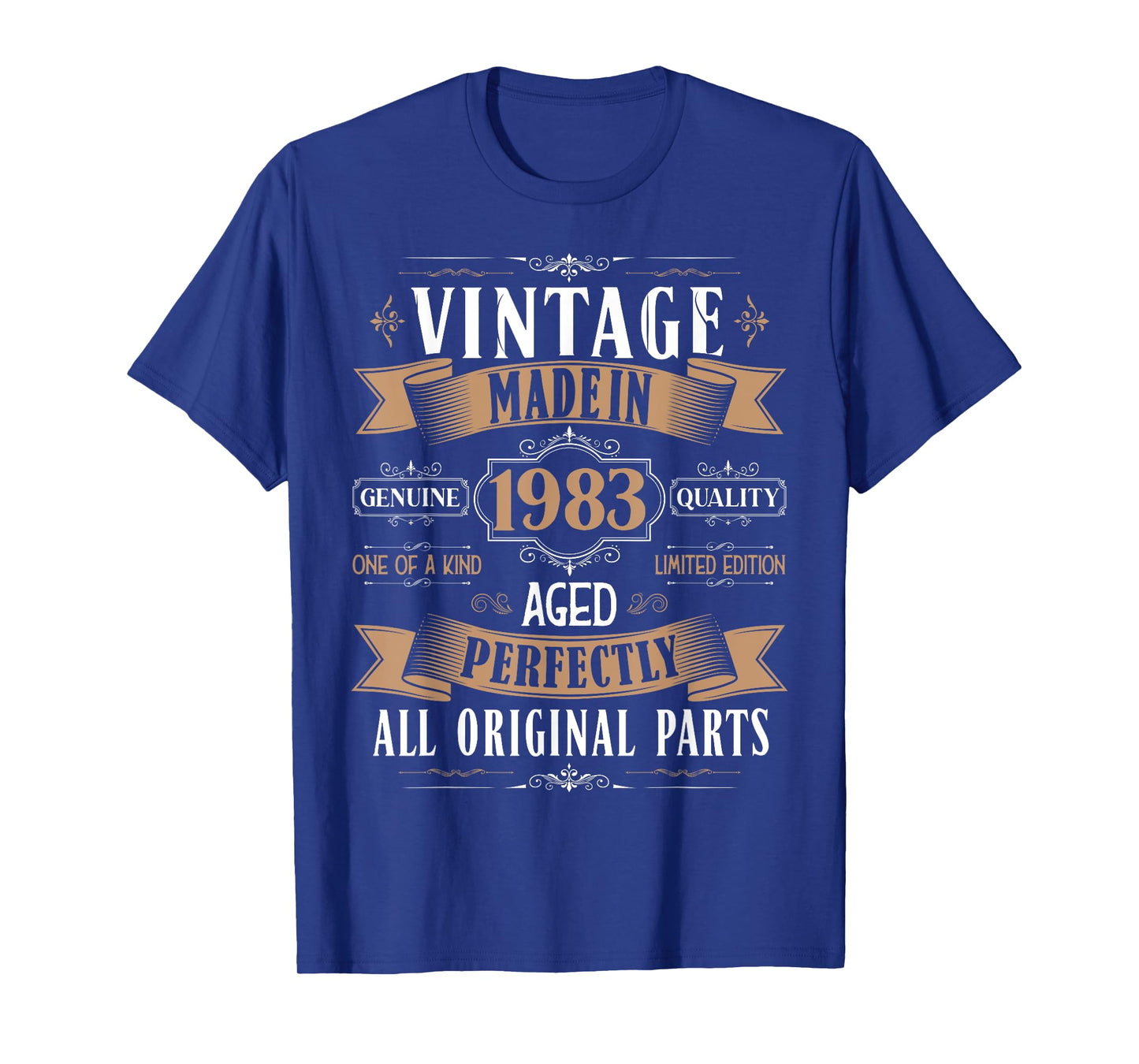 Vintage 42nd birthday men Born 1983 42 years old Bday mens T-Shirt