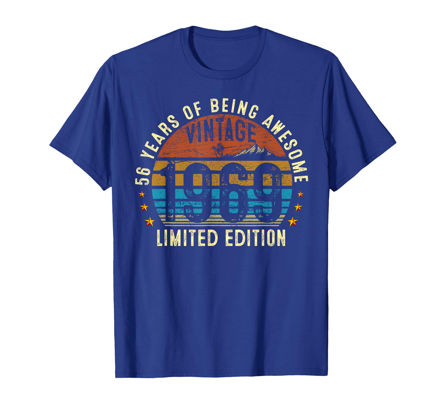 56th Birthday Gifts Men Women 56 Years Old Vintage 1969 T-Shirt