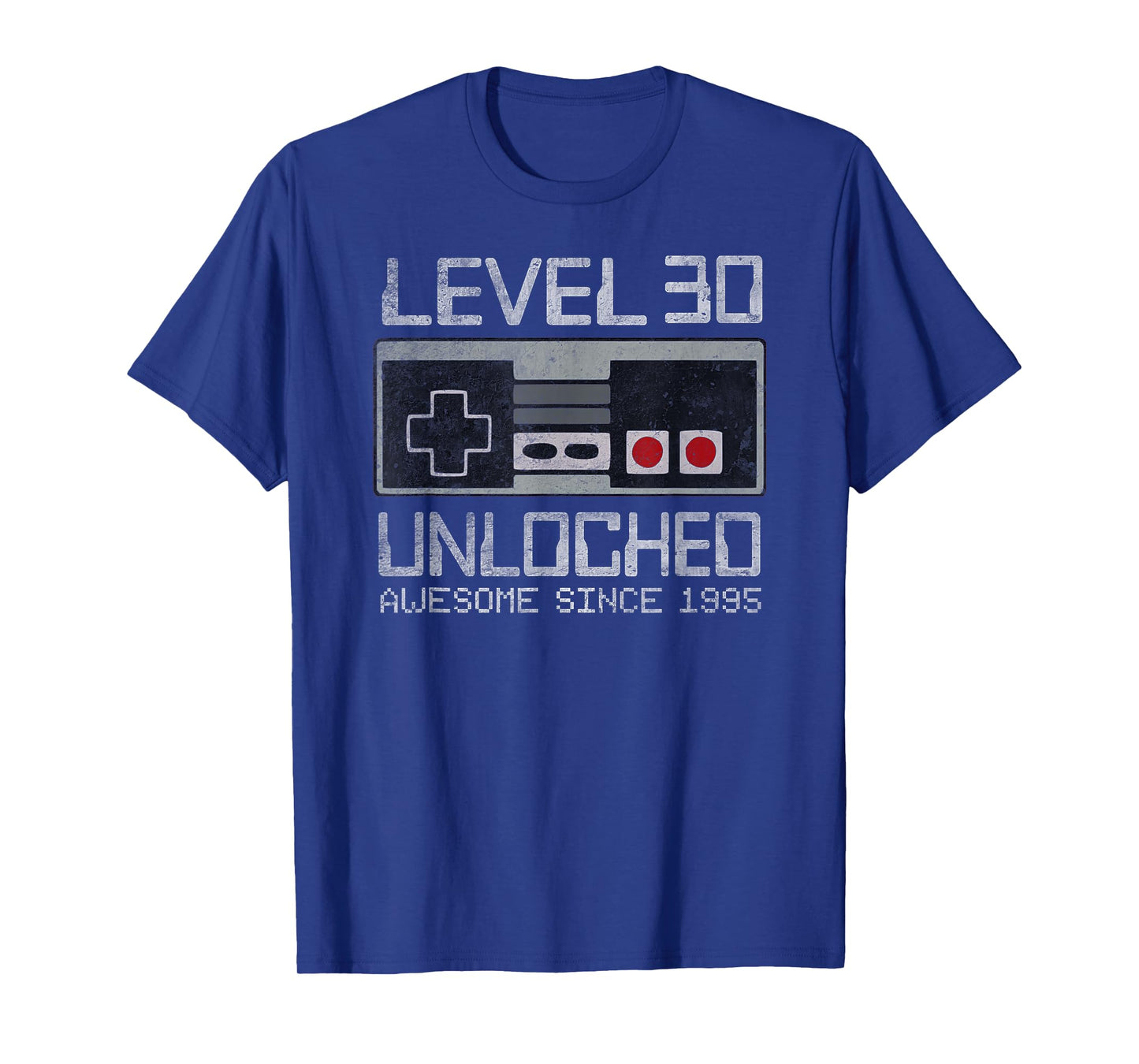 Level 30 Unlocked 30th Birthday 30 Year Old Video Gamer Man T-Shirt