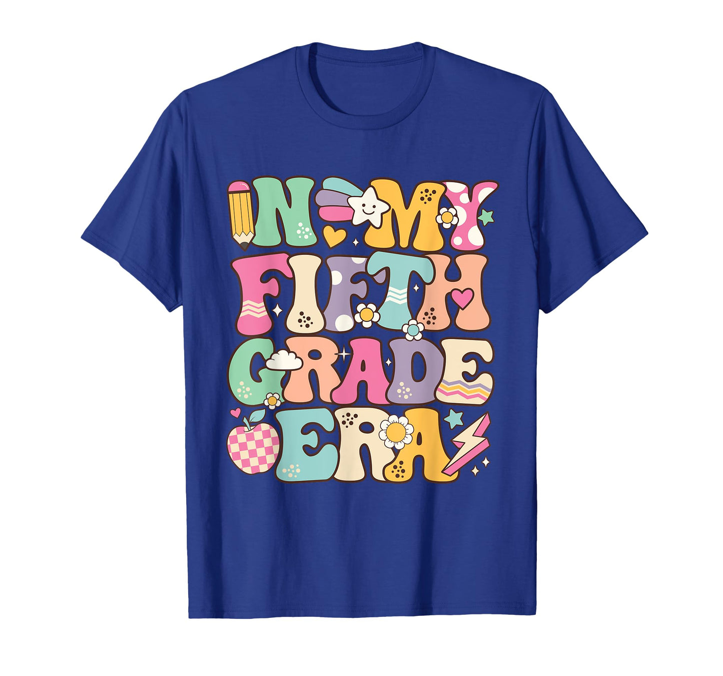 In My Fifth Grade Era Girl Back To School 5th Grade Teacher T-Shirt