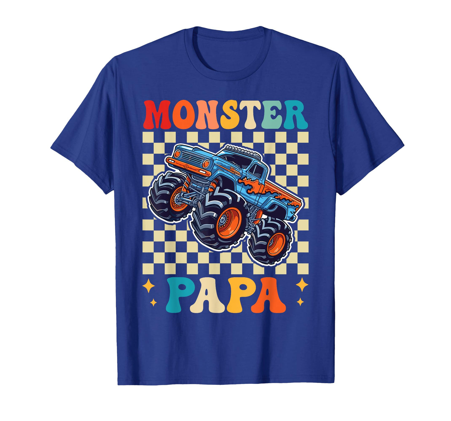 Monster Truck Papa Family Matching Monster Truck Lovers T-Shirt