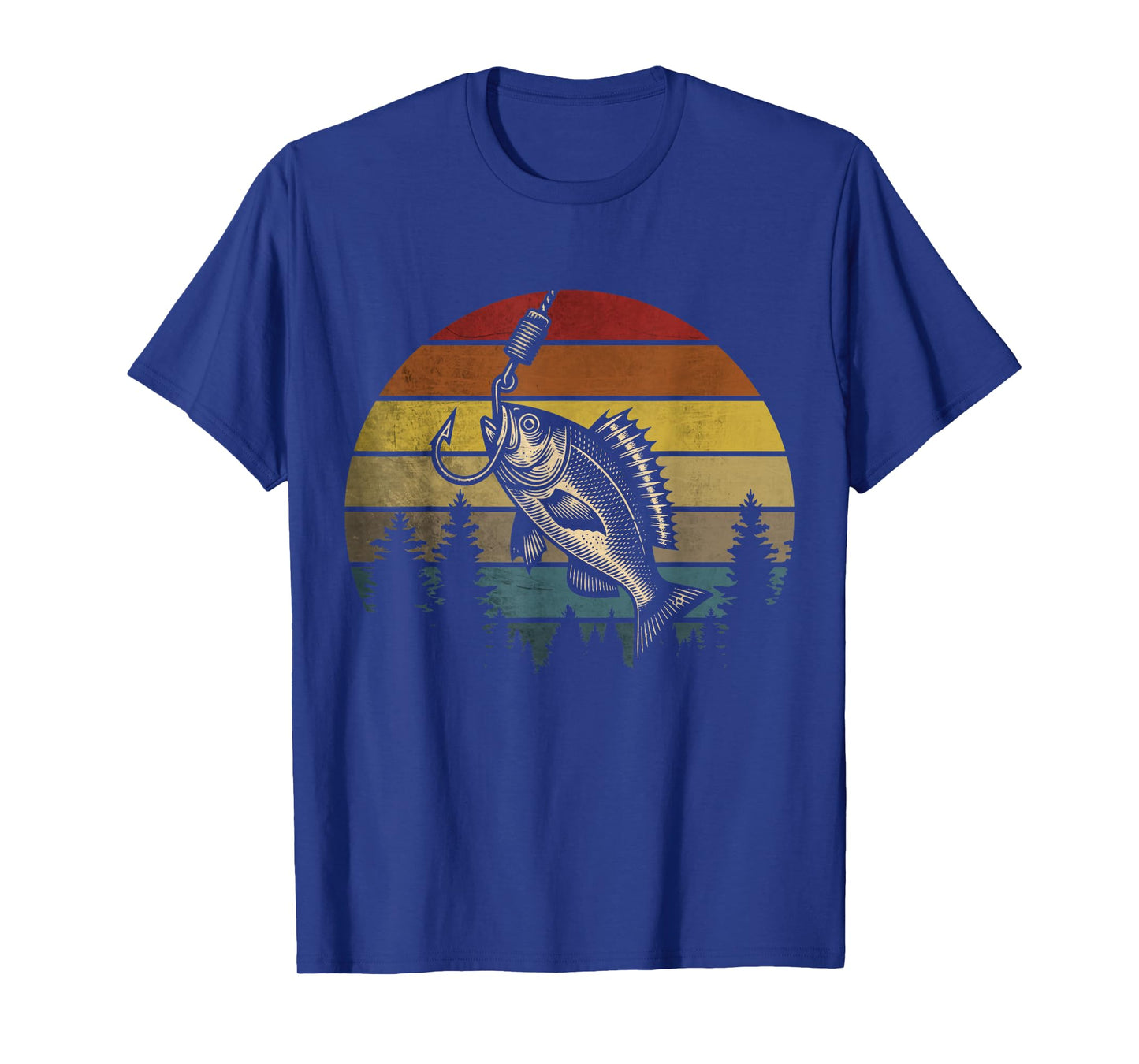 Fish Hook Minimal Art Fishing Lover T-Shirt