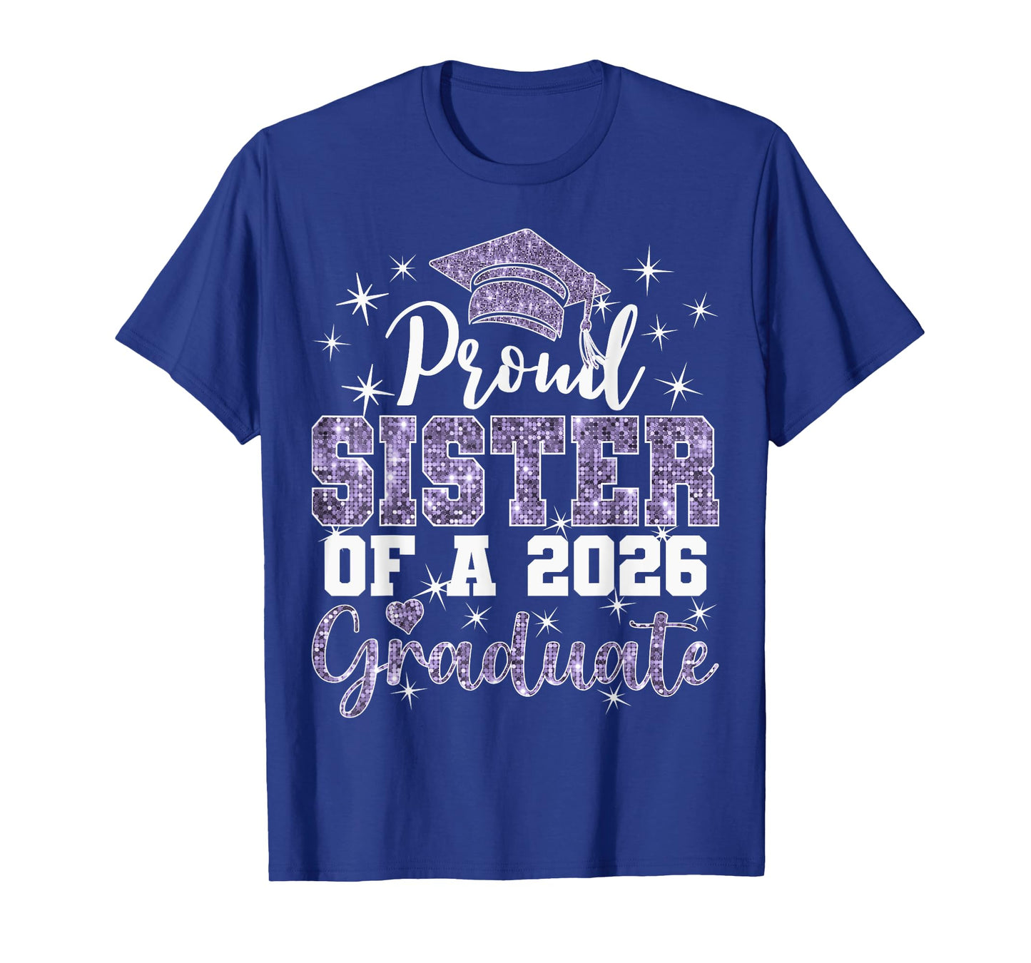 Super Proud Sister of 2026 Graduate Senior Graduation Family T-Shirt