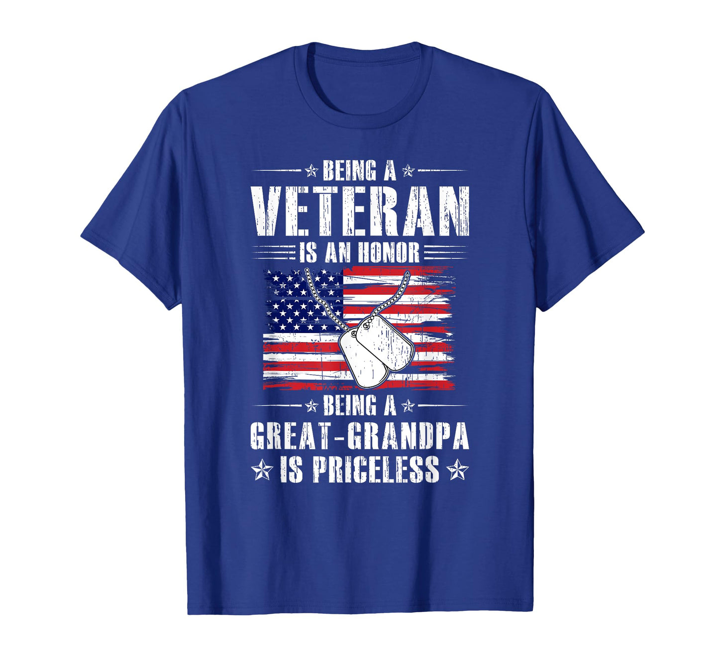 Being A Great Grandpa Is Priceless Veteran Great Grandpa T-Shirt
