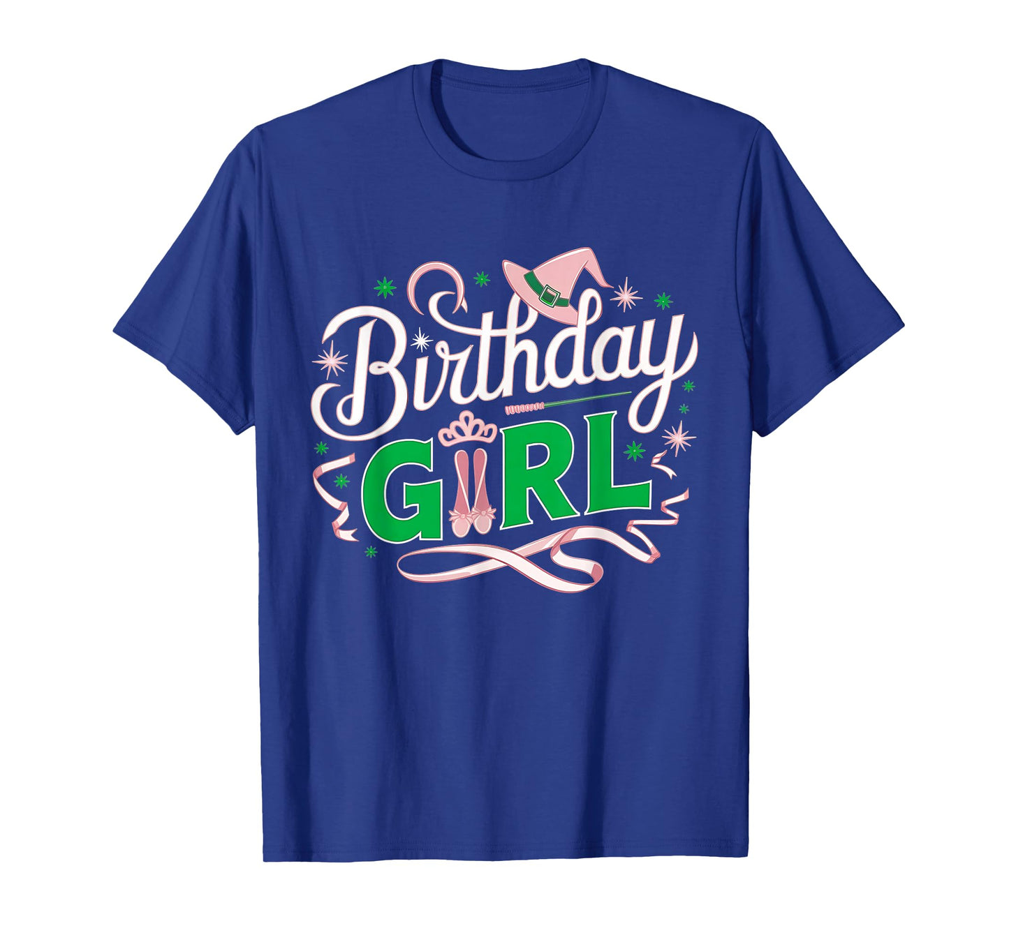 Birthday Witch Pink And Green Birthday Girl T-Shirt