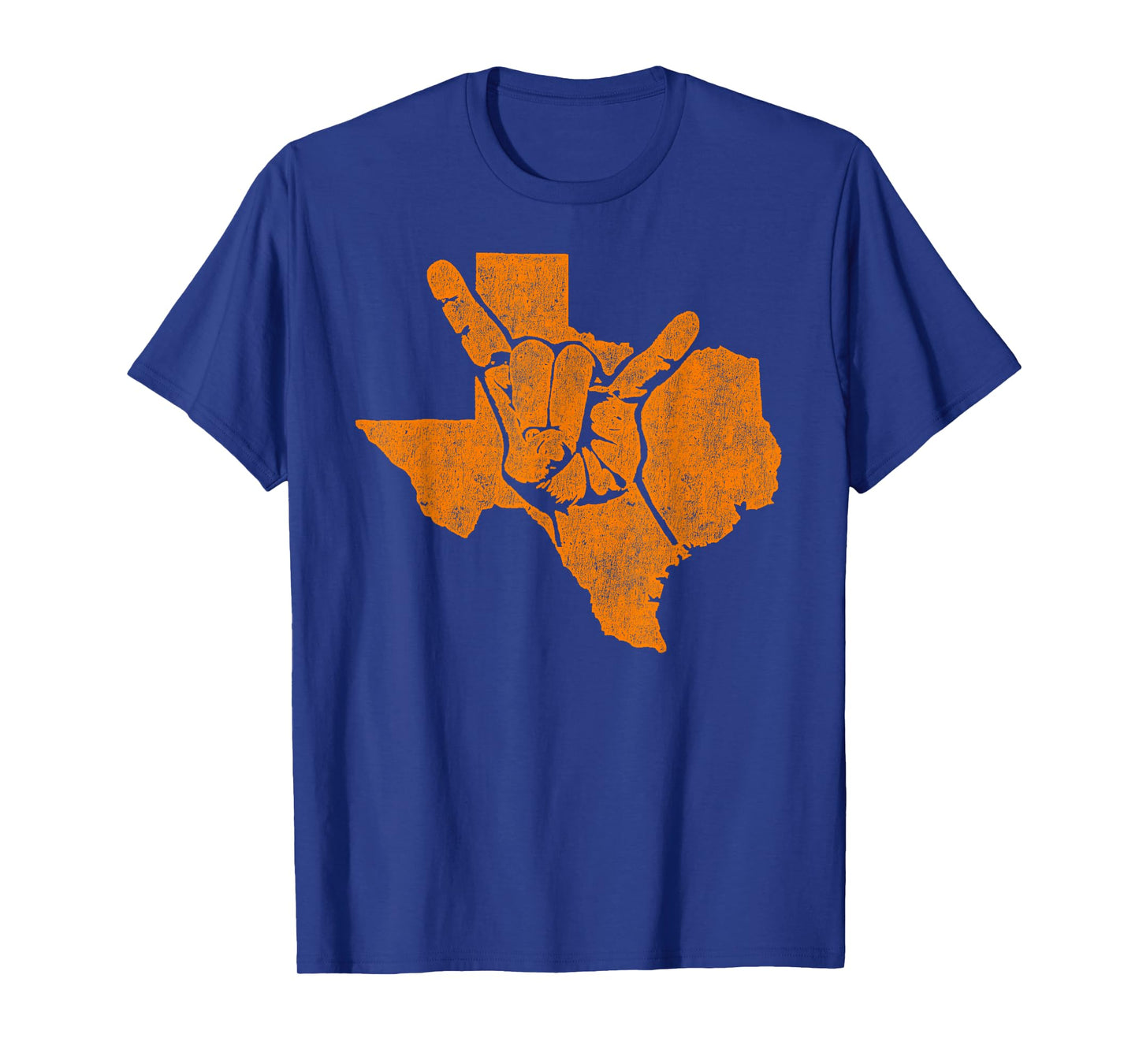 Texas Pride Hook 'Em Distressed Men Women T-Shirt