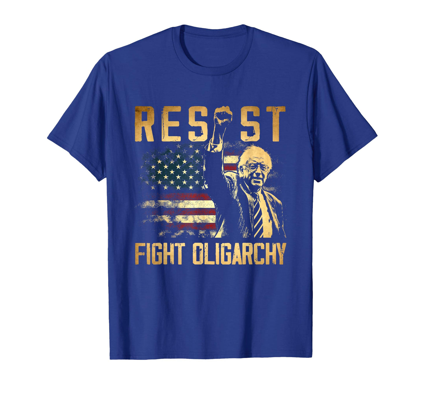 RESIST Bernie Sanders Fight Oligarchy Freedom Protest T-Shirt