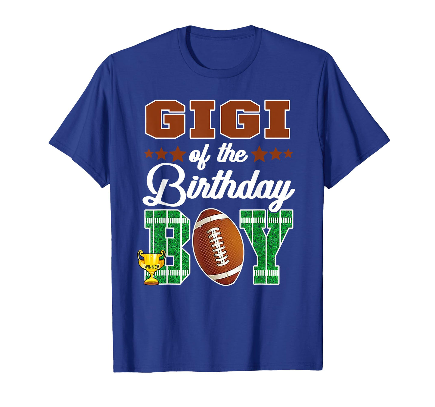 Gigi Of The Birthday Boy Football Party Family Matching T-Shirt