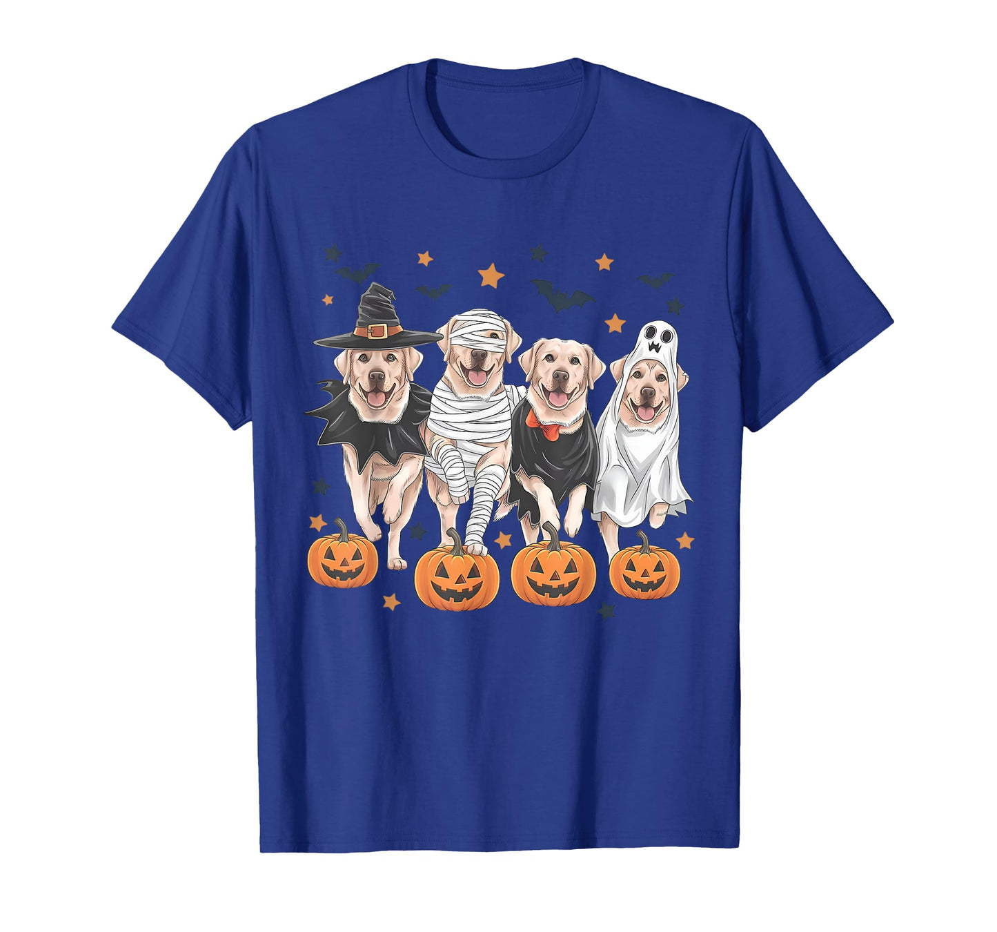 Retro Witch Labrador Retriever Halloween Labrador Dog Lover T-Shirt