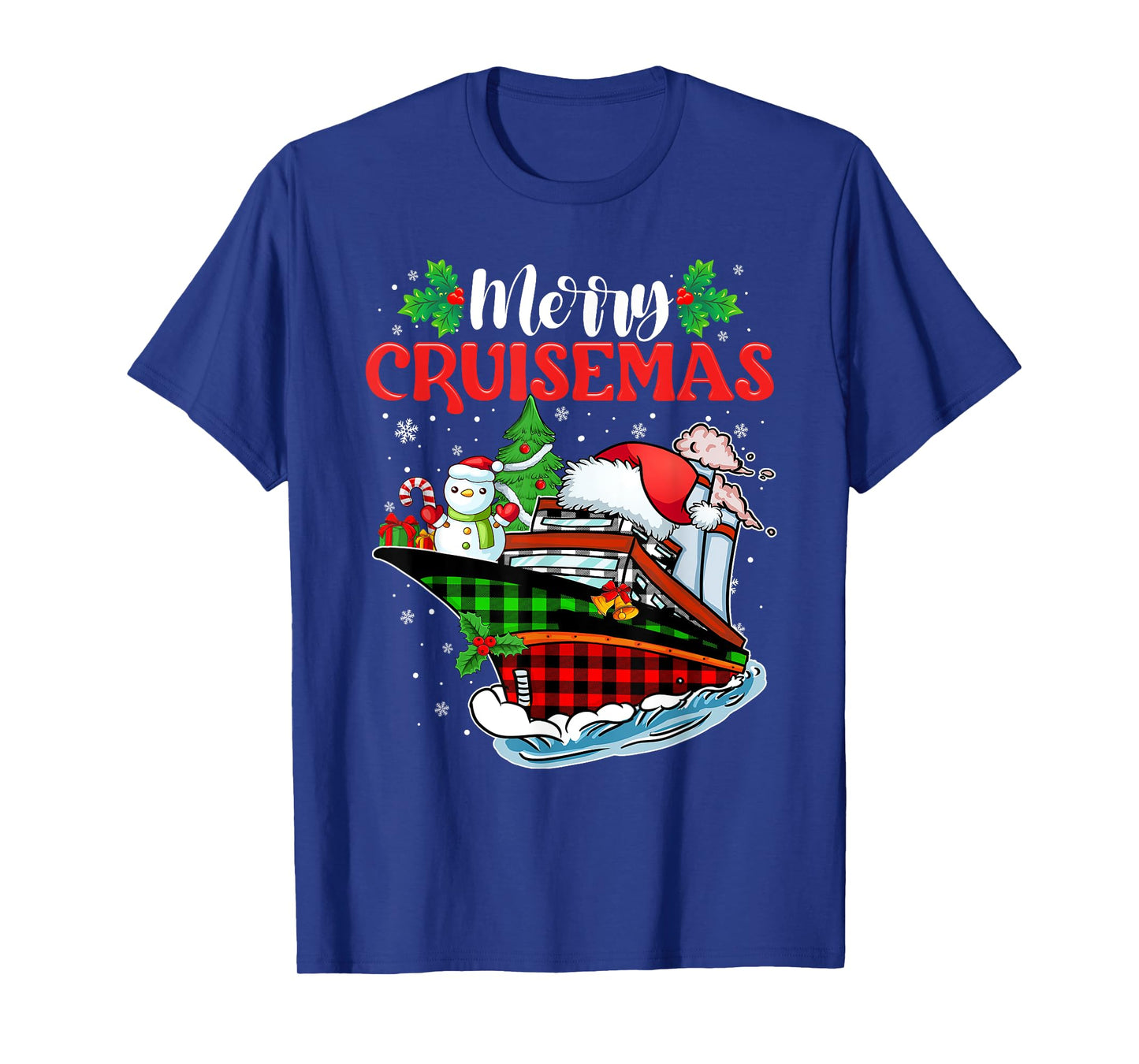 Merry Cruisemas 2025 Christmas Santa Reindeer Cruise Ship T-Shirt