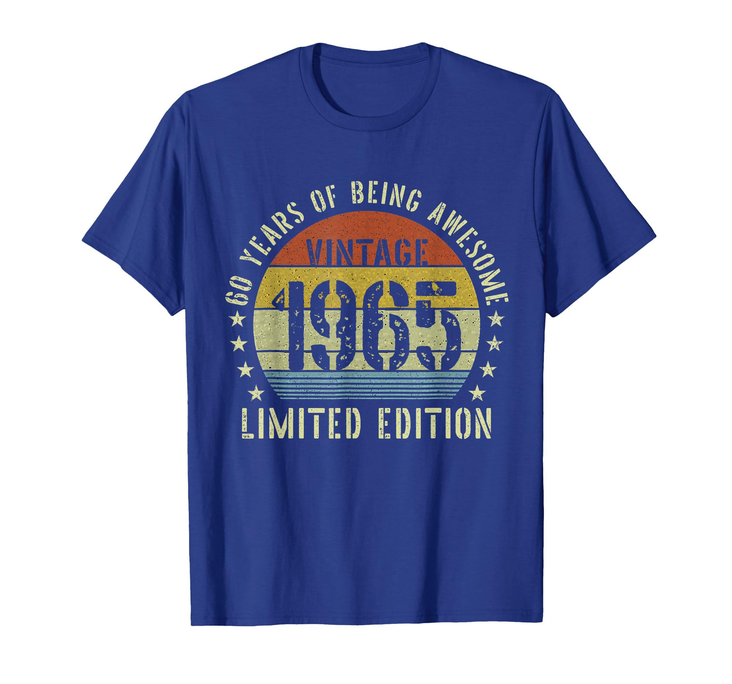 Vintage 1965 60th Birthday Gifts 60 Year Old Women Men T-Shirt