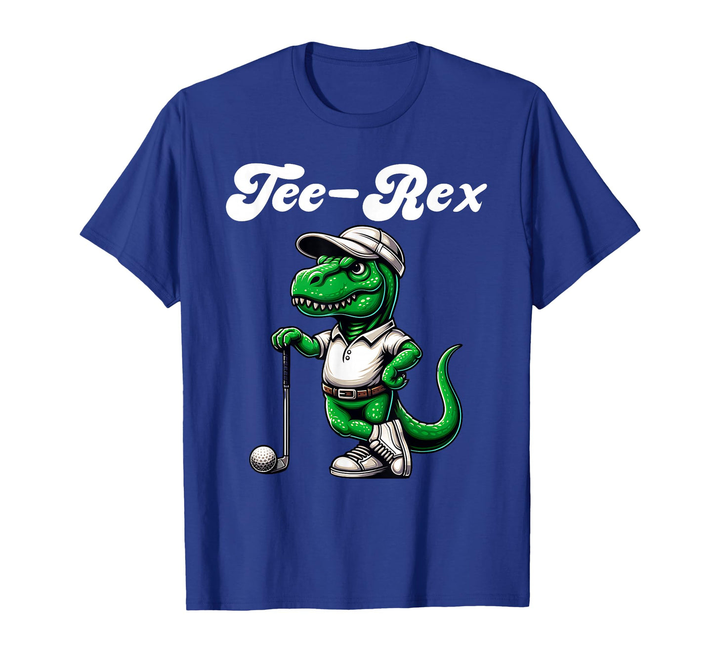 Tee Rex Golf T Rex Dinosaur Boys Men's Women's Kids Golfing T-Shirt