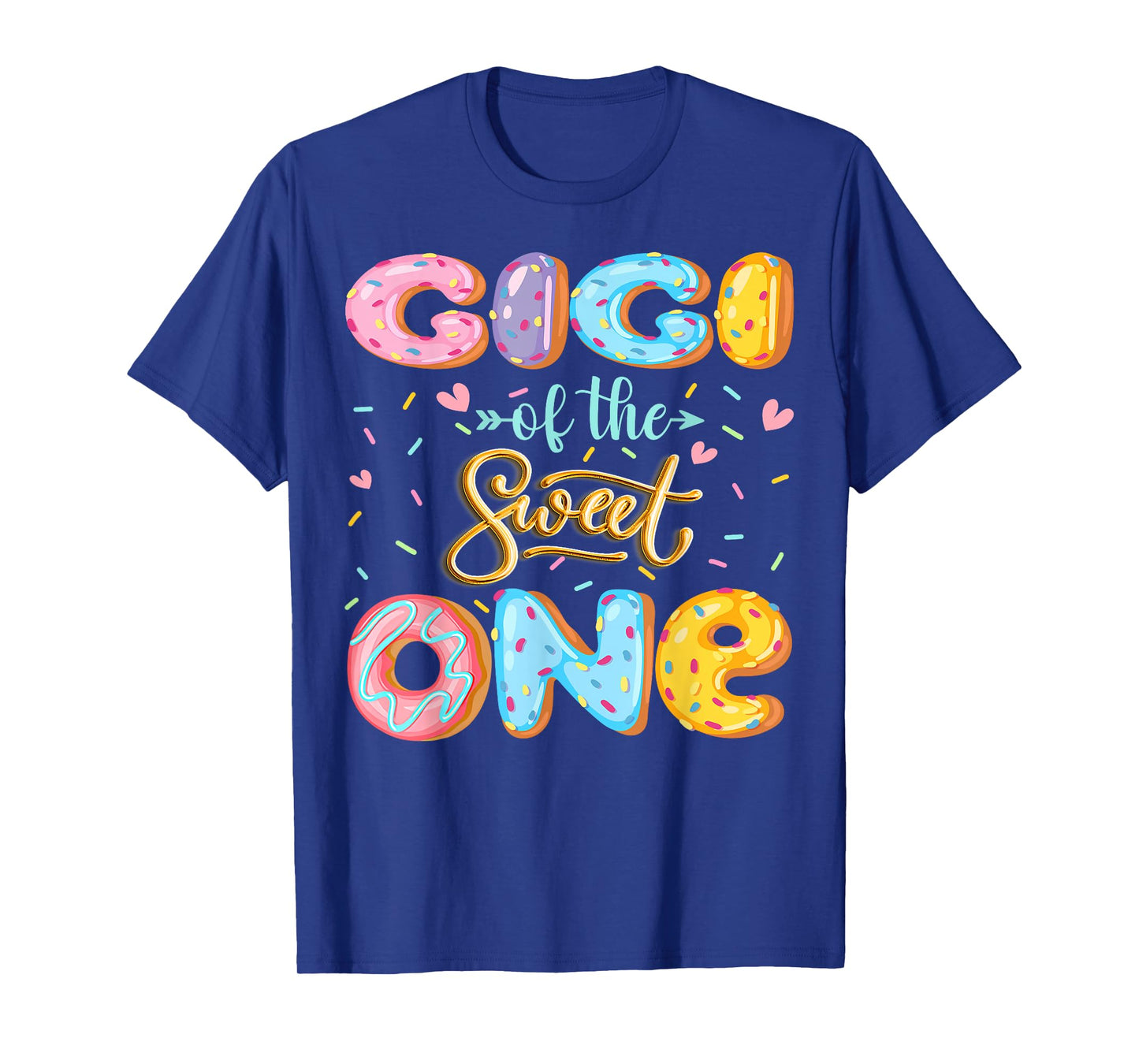 Gigi Of The Sweet One 1St Birthday Girl Donut Lover T-Shirt