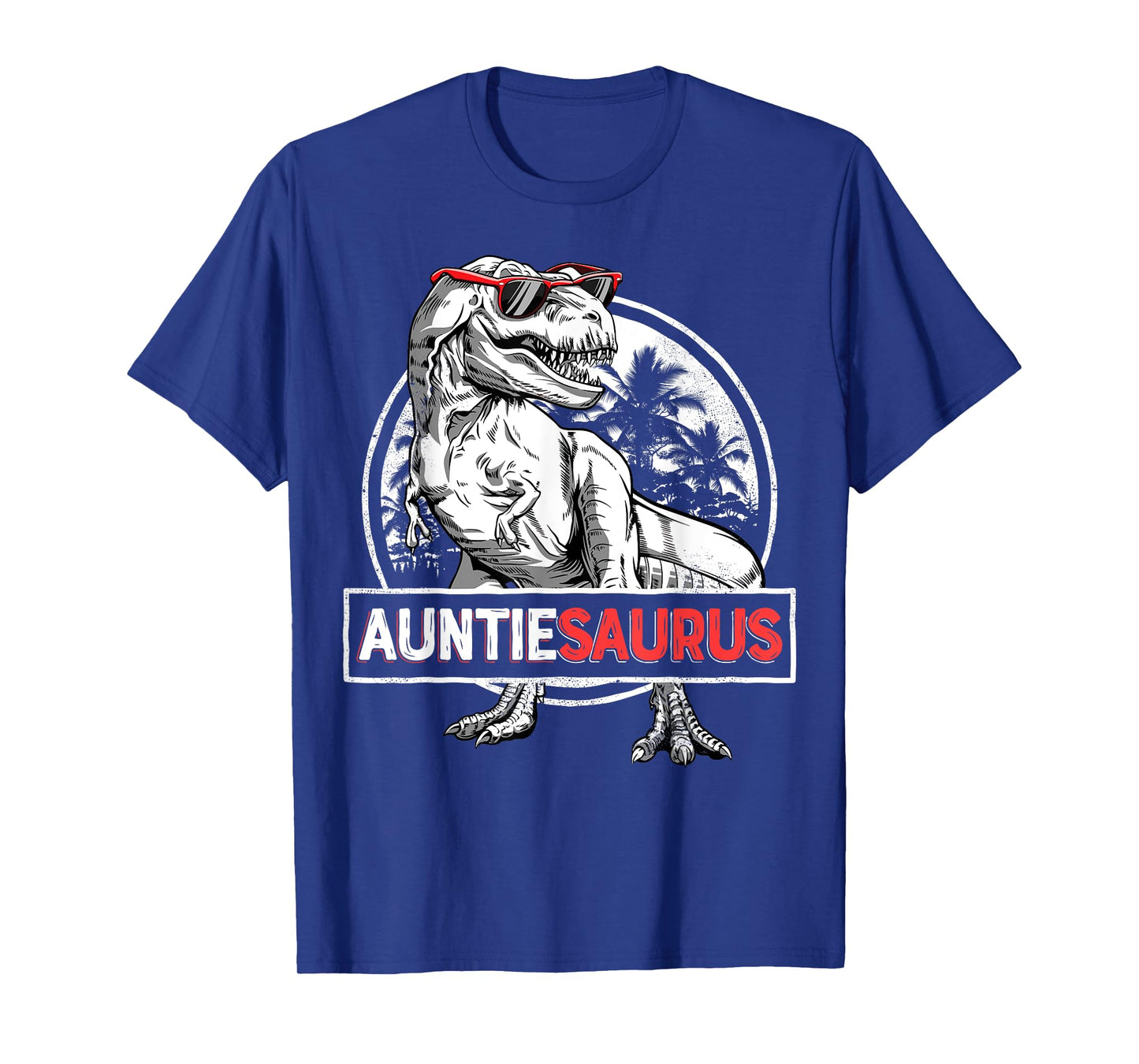 Auntiesaurus T rex Dinosaur Auntie Saurus Family Matching T-Shirt