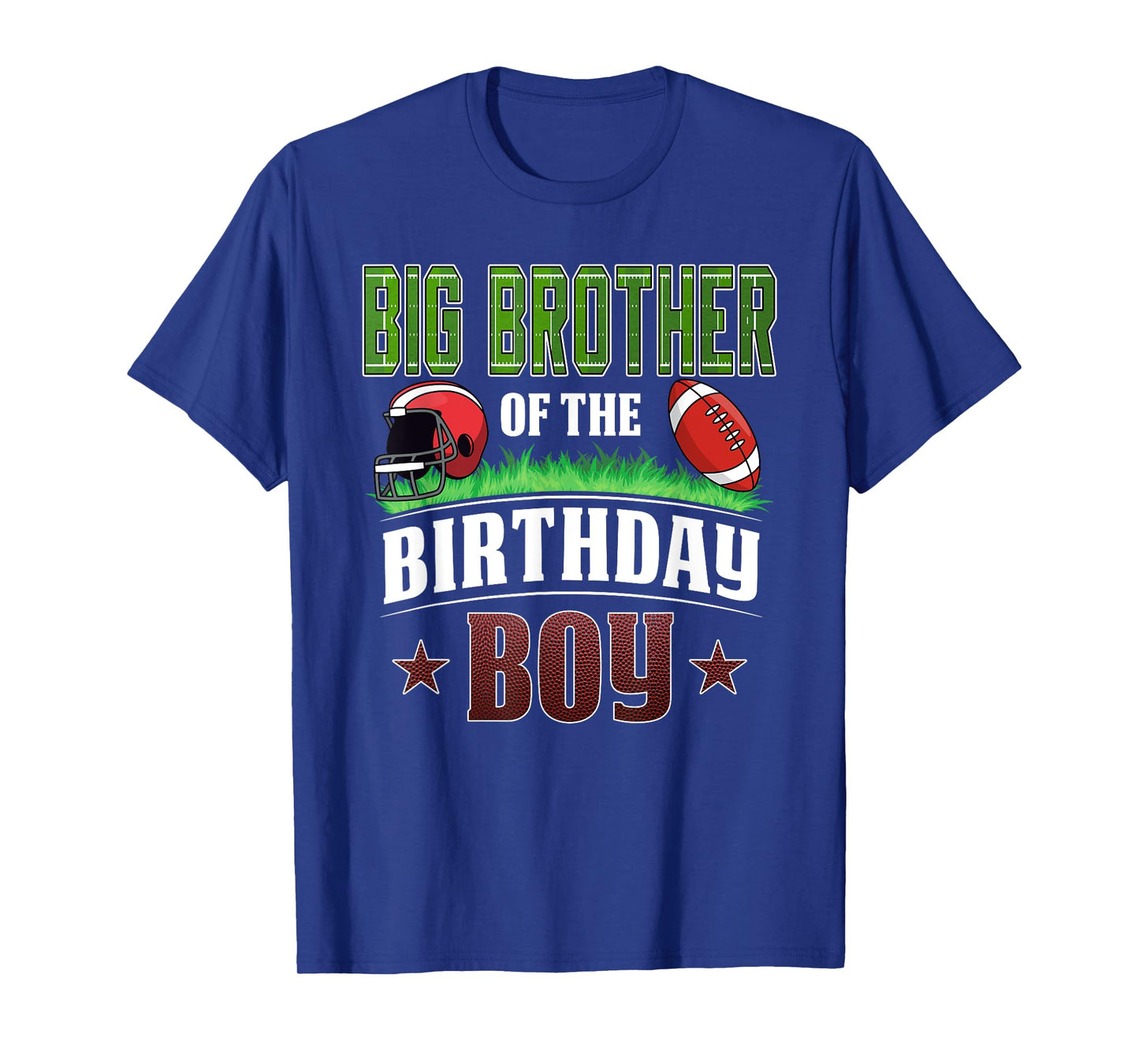 Big Brother of The Birthday Boy Football Party Family T-Shirt