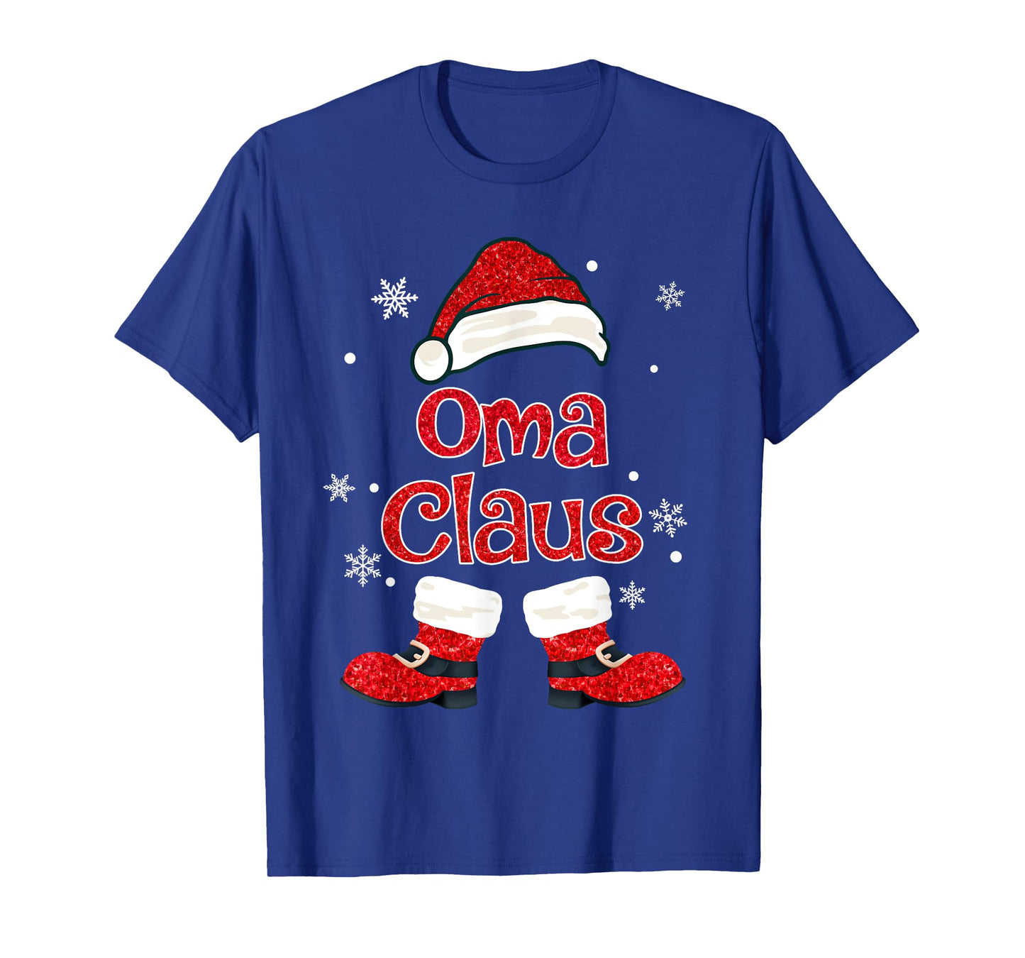 Christmas Oma Claus Grandmother Aunt Mother Daughter T-Shirt