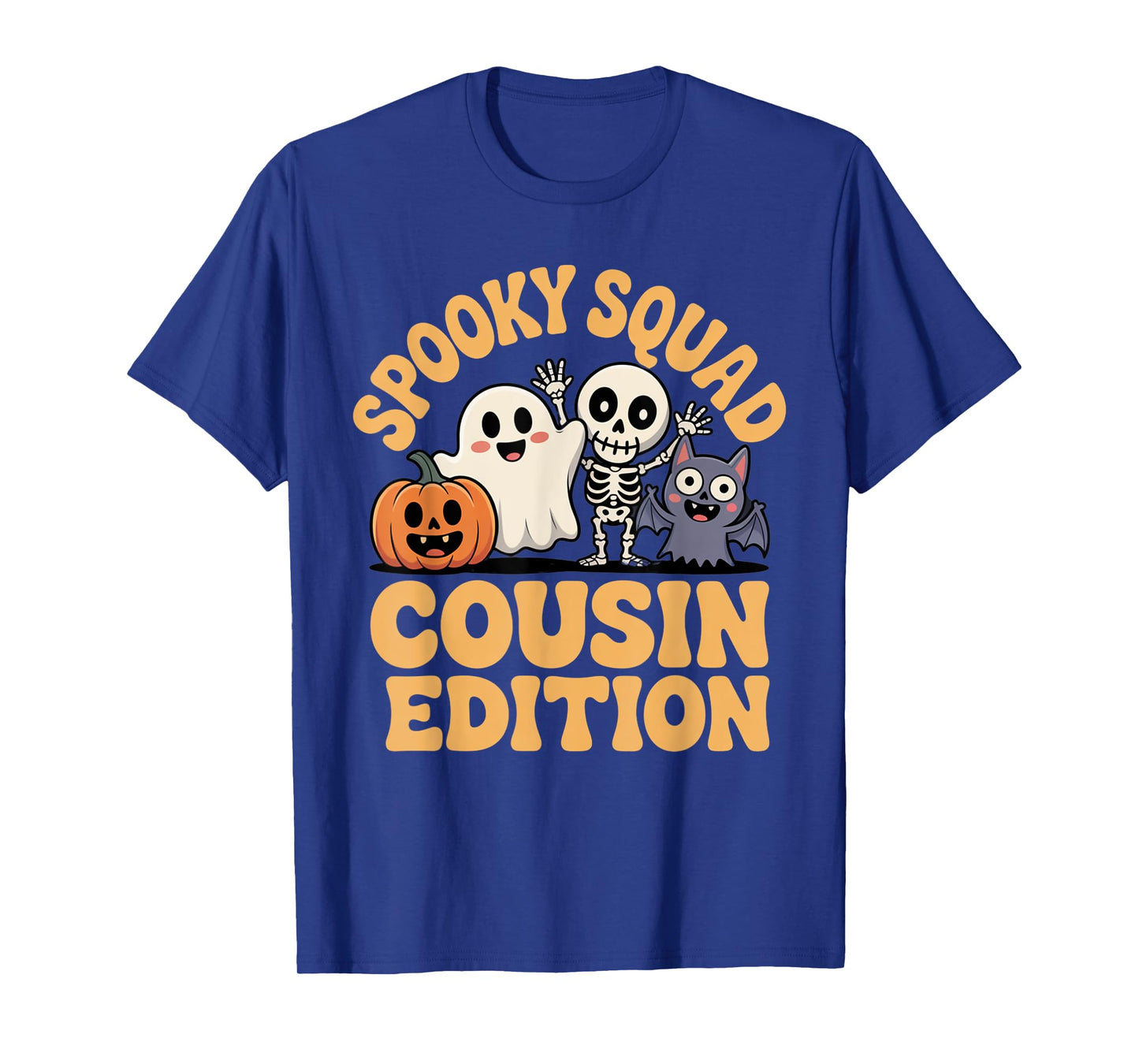 Spooky Squad Cousin Crew Cute Halloween Matching Outfit Kids T-Shirt