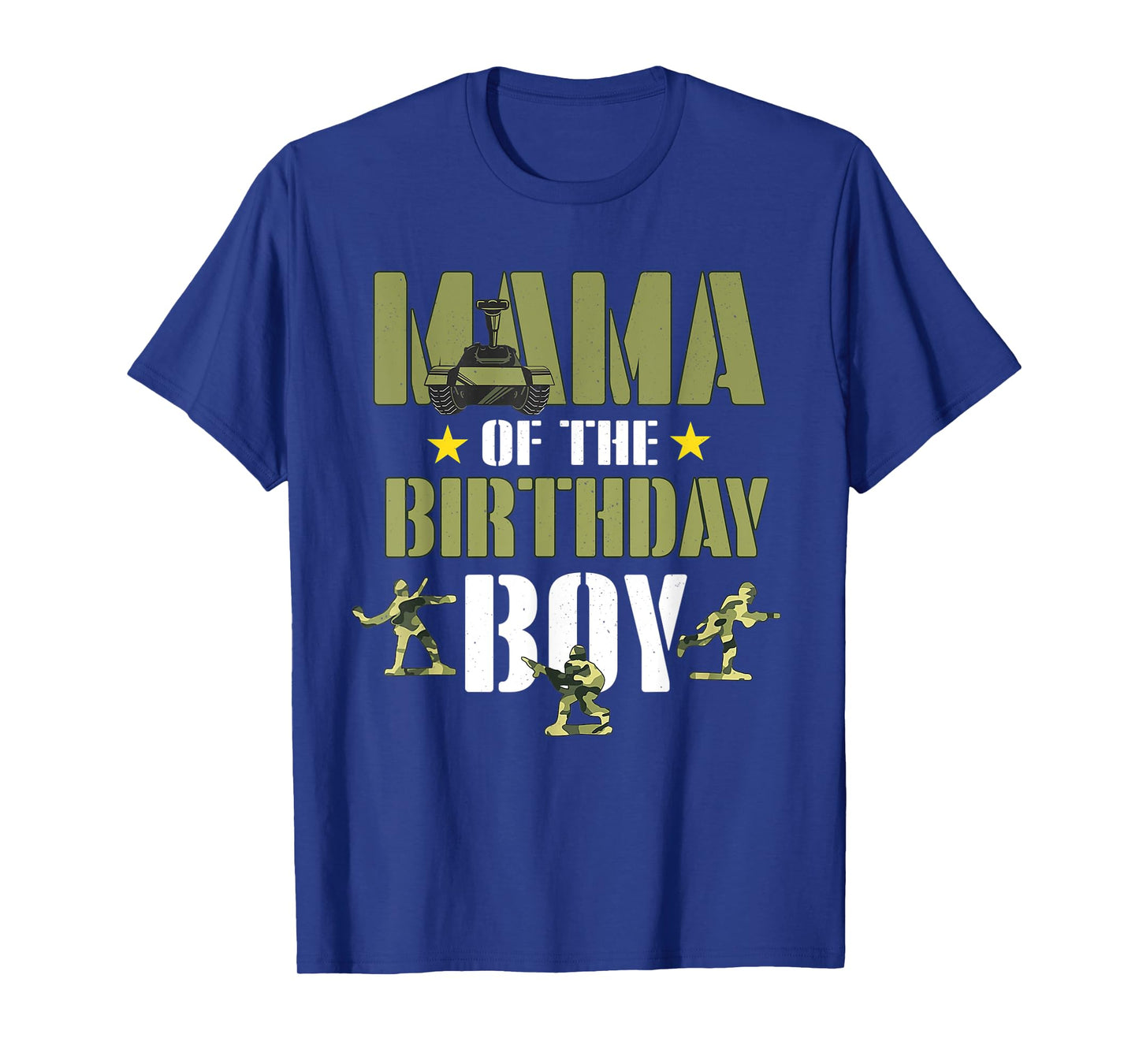 Mama of The Birthday Boy Shirt Army Camouflage Mommy Mom 1st T-Shirt